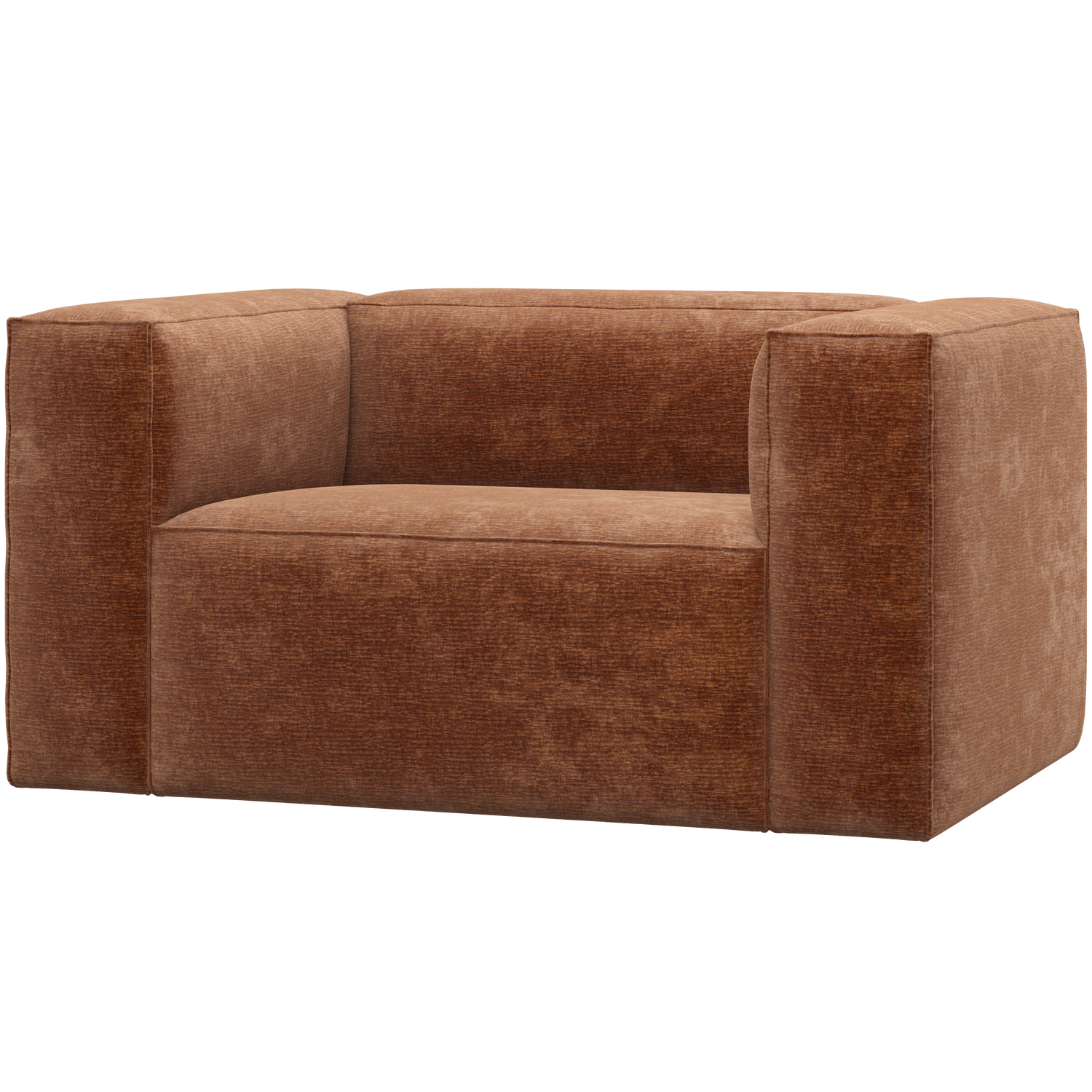 Bean fauteuil chenille velvet naturel