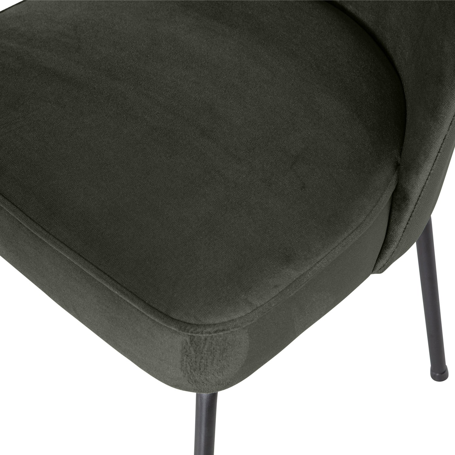 Vogue eetkamerstoel structure velvet brass
