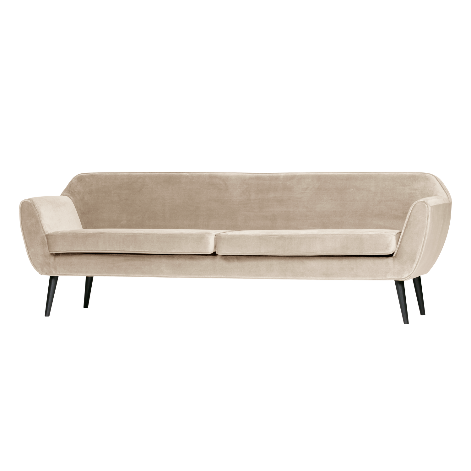 Rocco xl bank 230 cm velvet off white [fsc]