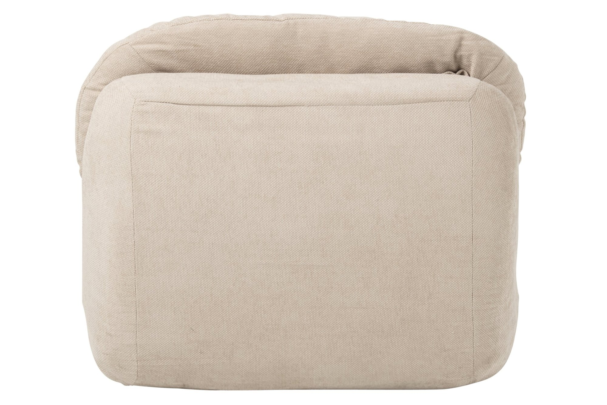 Loungestoel gecomprimeerd schuim ecru j-line