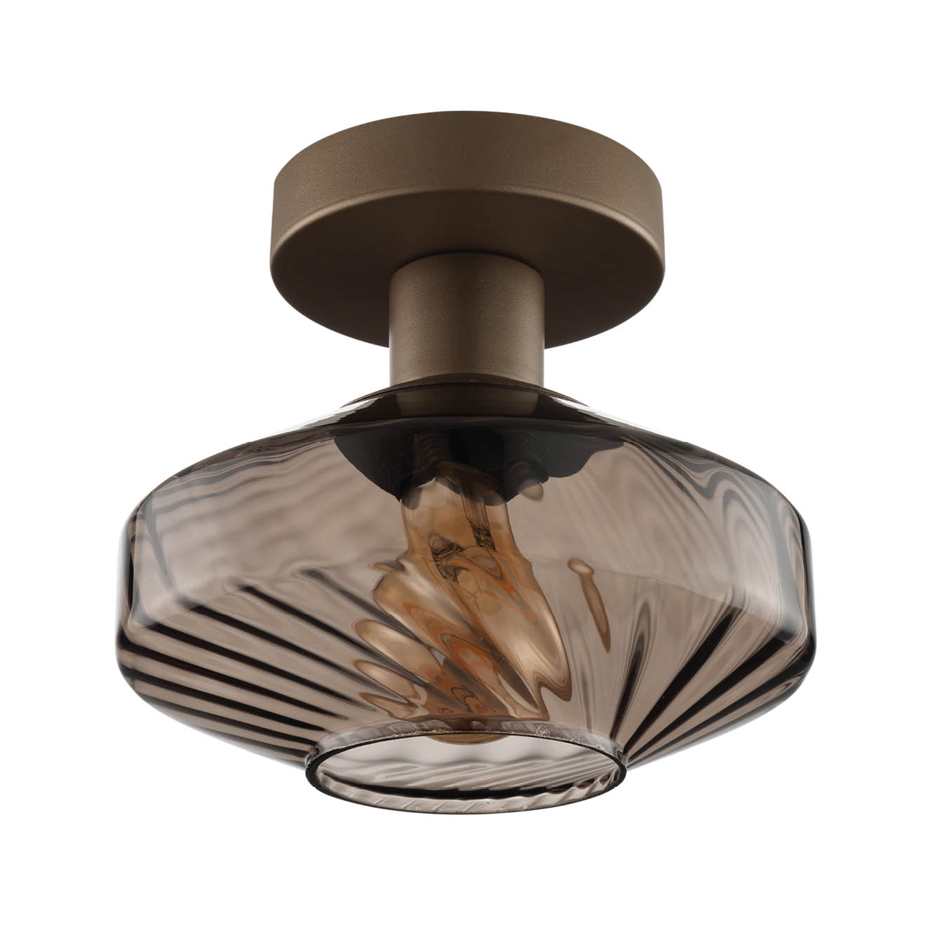 Anouk Plafondlamp koffie