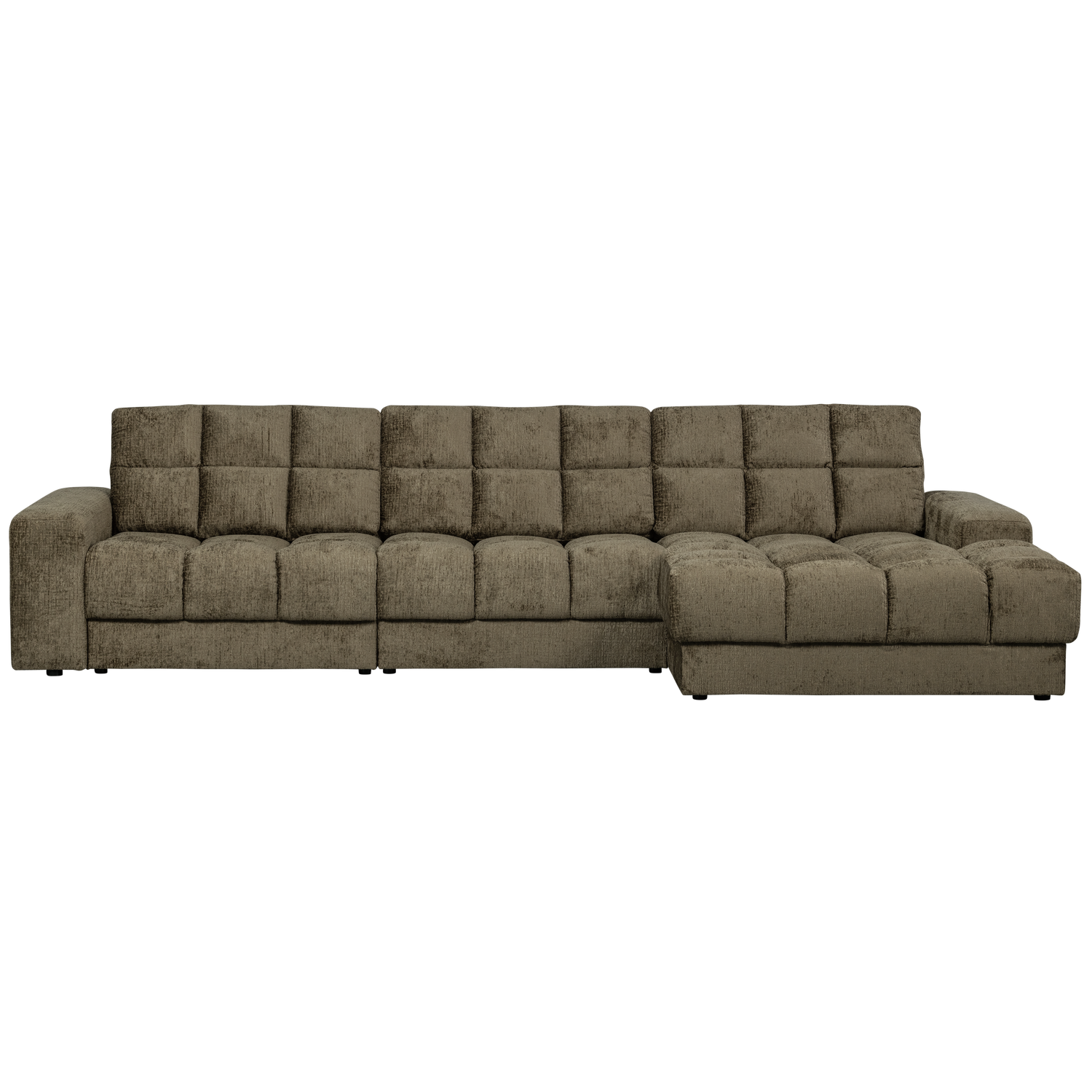 Second date chaise longue rechts ribstof terrazzo