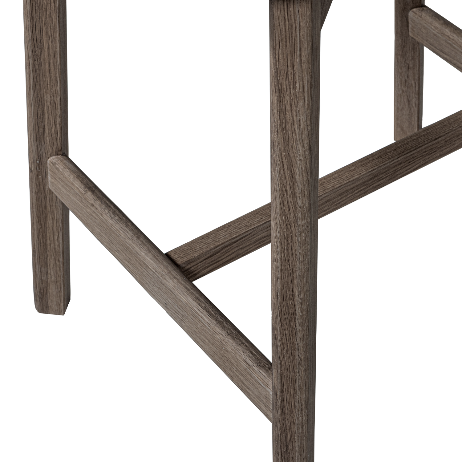 Udar barstoel naturel met houten frame bruin [fsc]