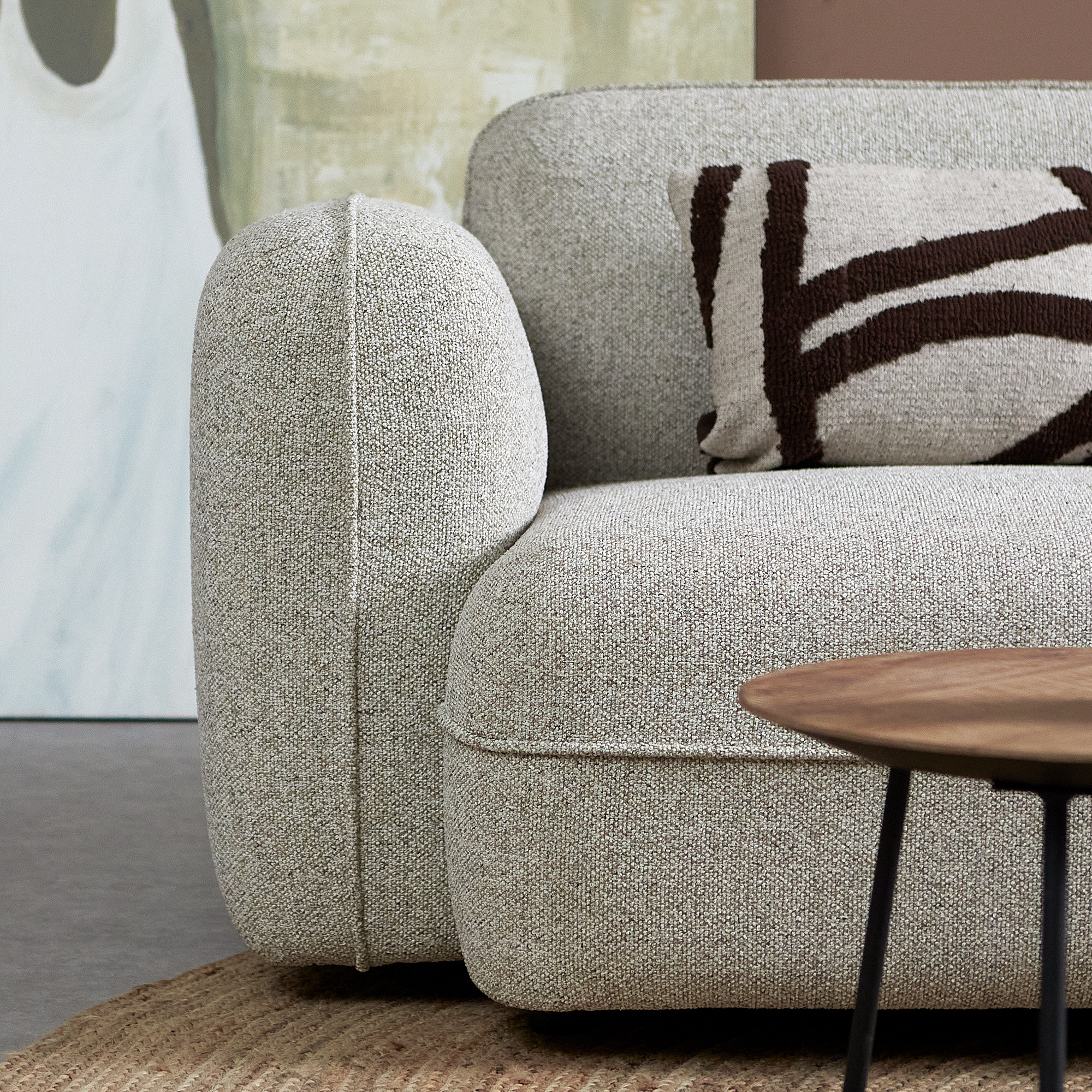 Hoekbank Lino Beige