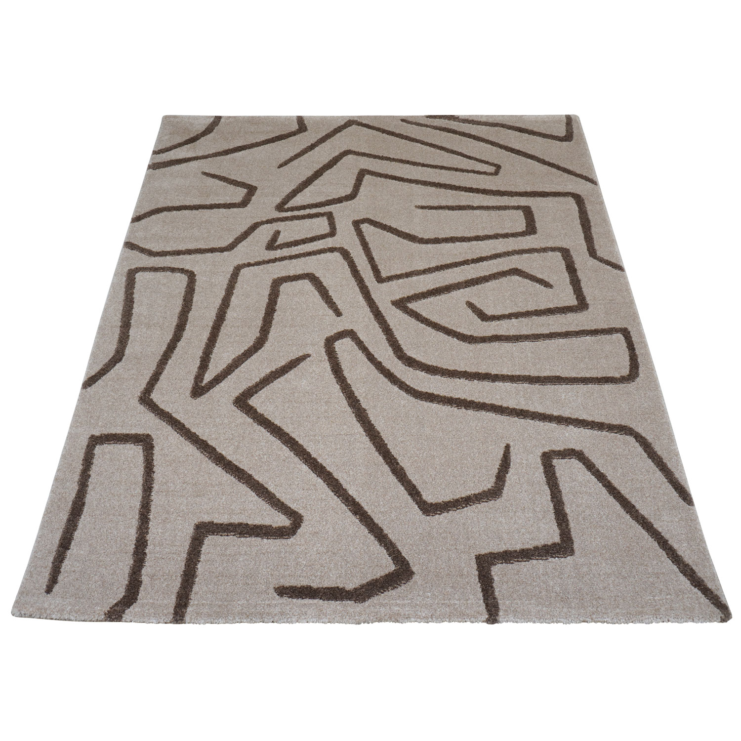 Vloerkleed Labyrint Beige