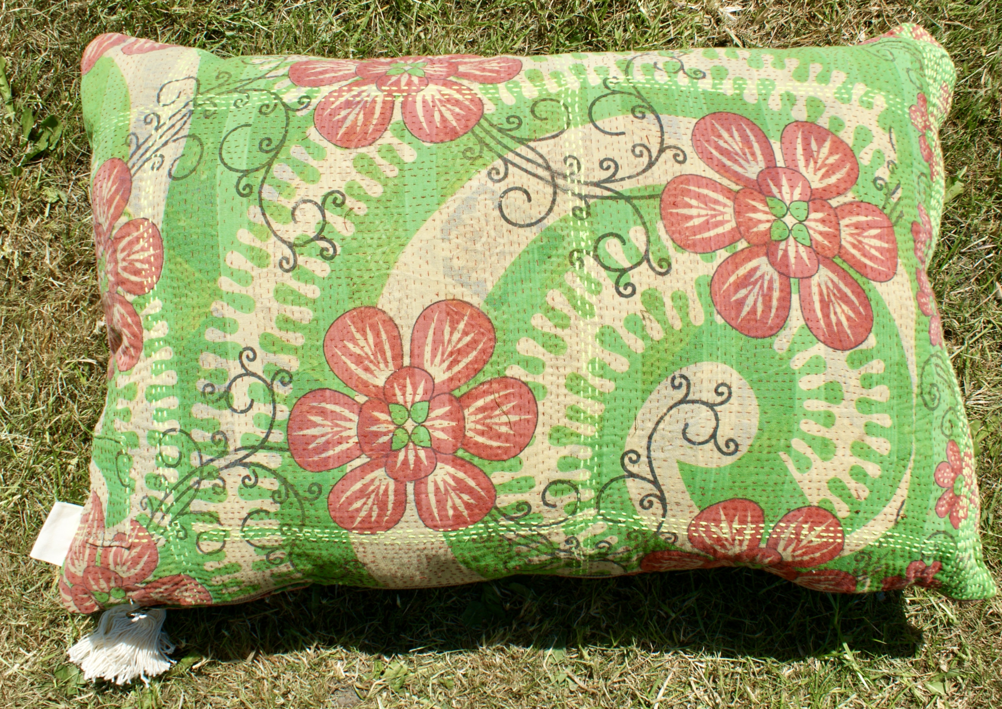 Kussen Kantha vintage 40x60 cm