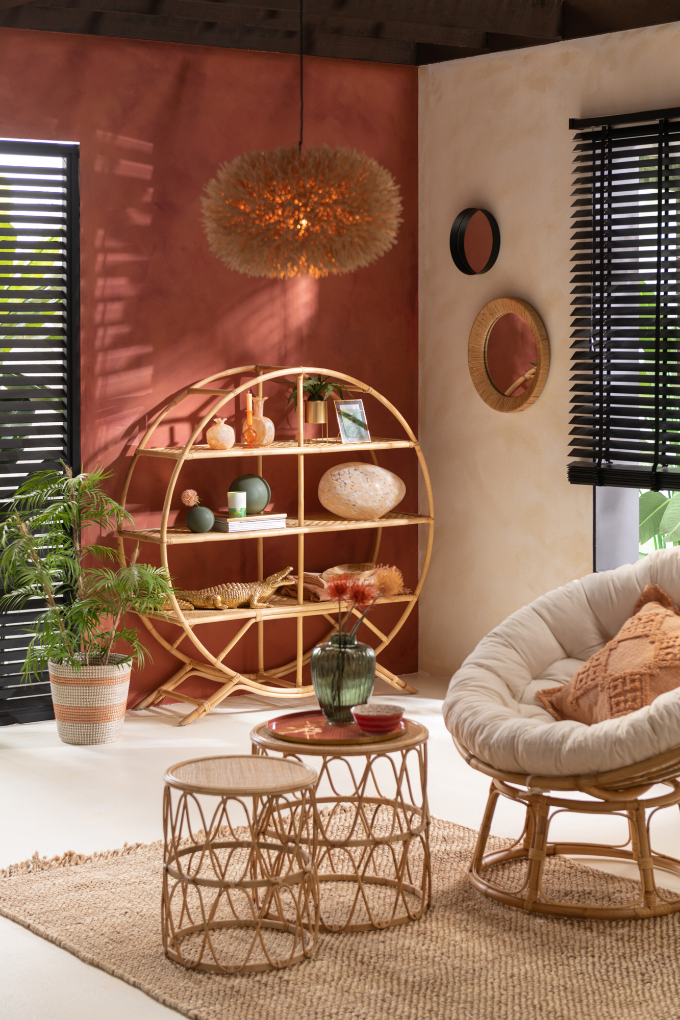 Vloerkleed havana naturel/wit small j-line