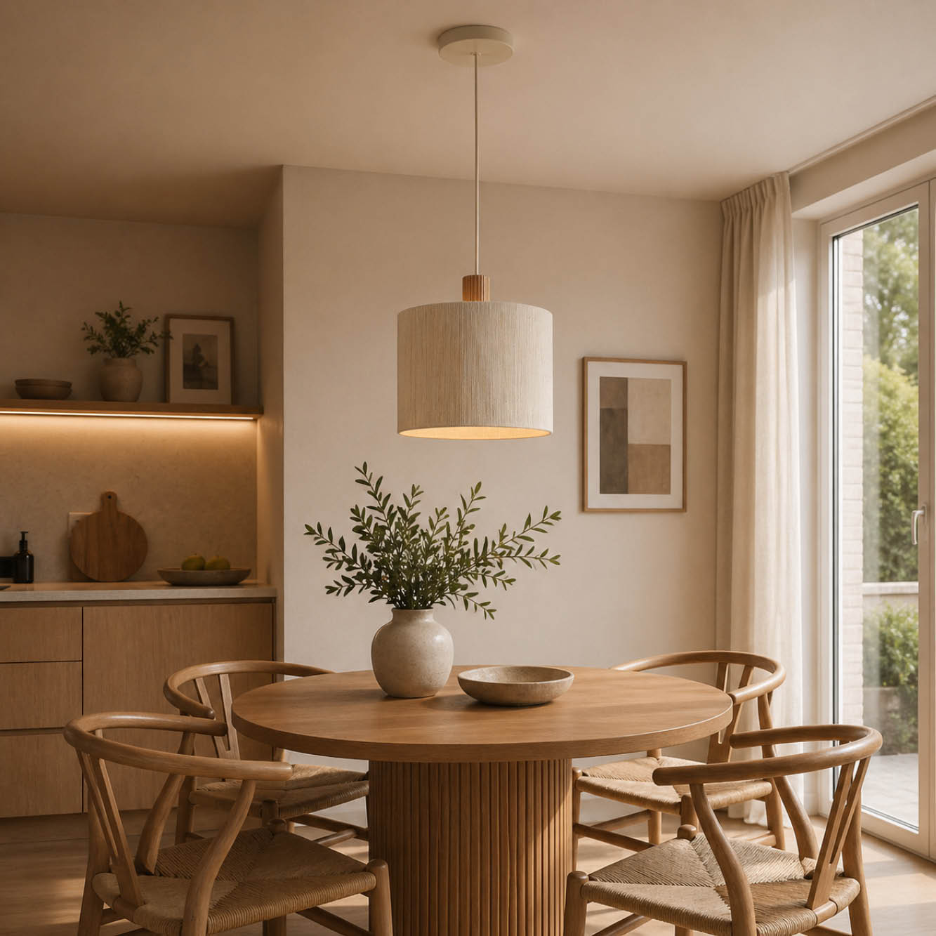 Arjan Hanglamp ø35cm Beige