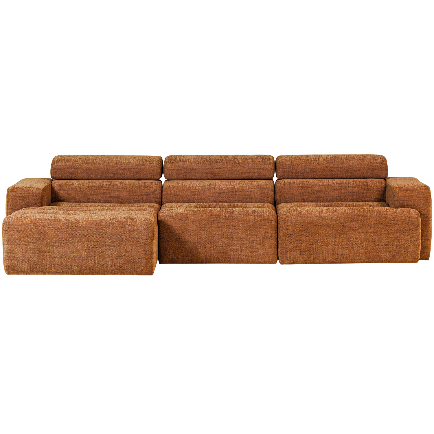 Novi chaise longue bank links oranje melange