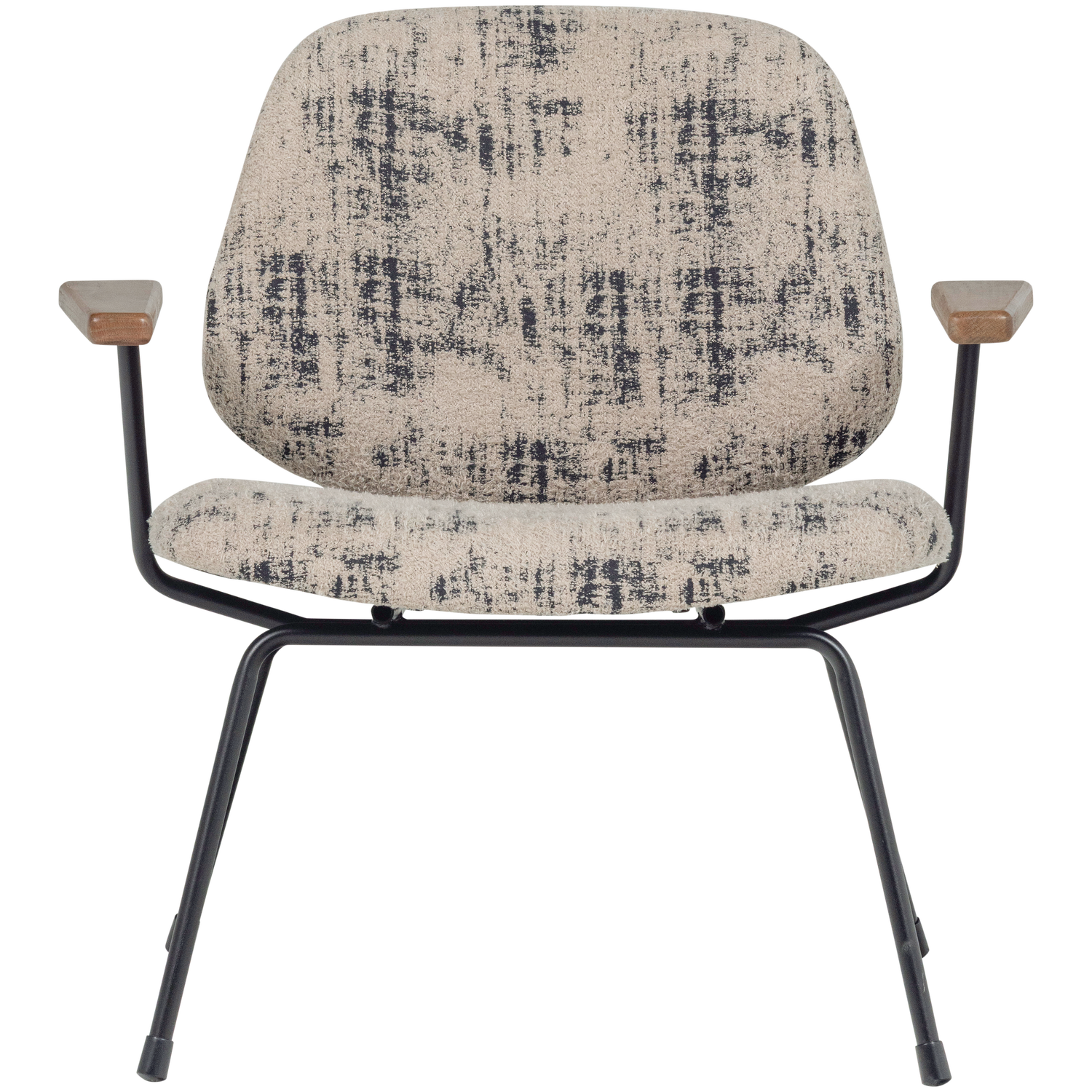 Aure fauteuil chenille beige/zwart