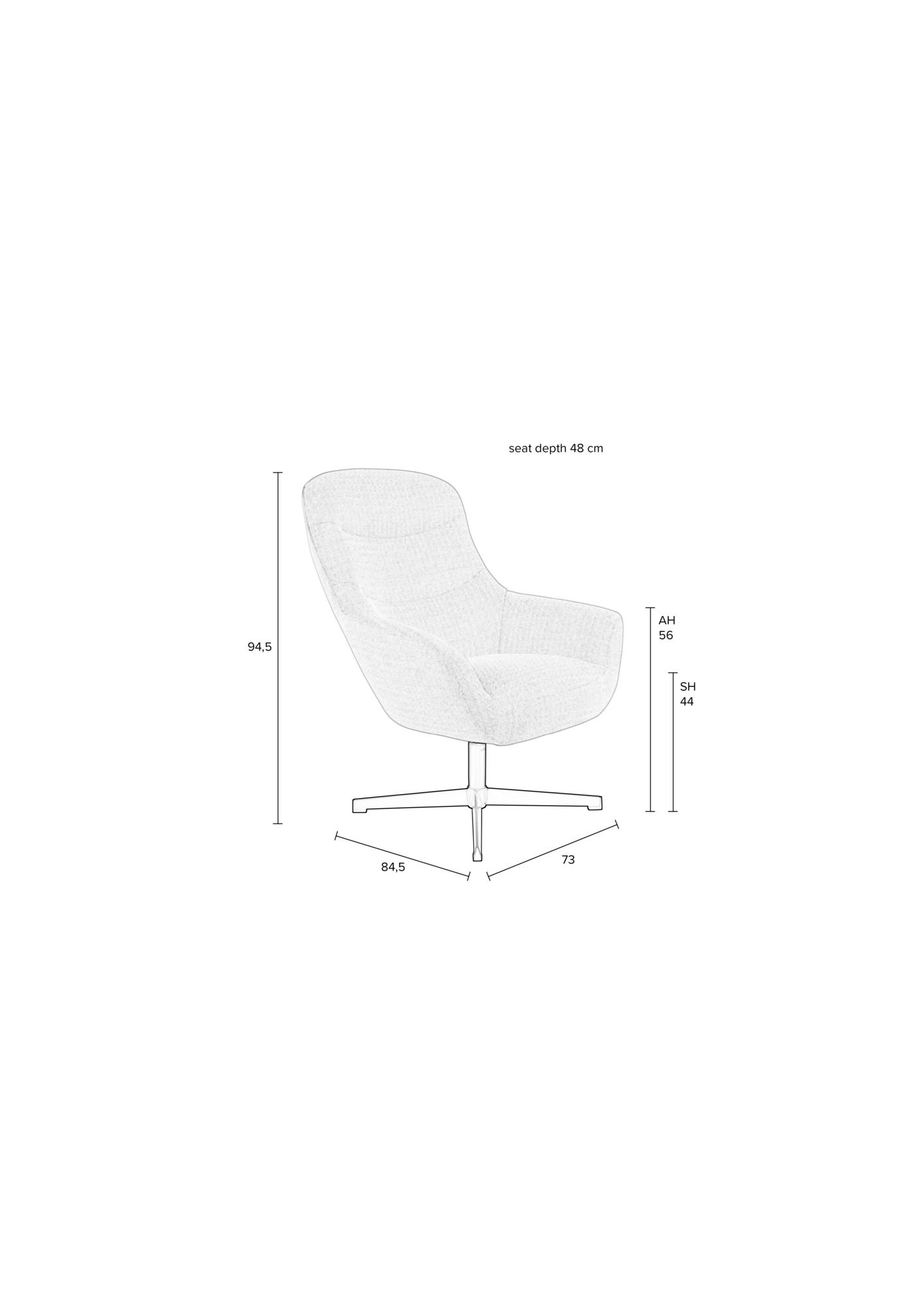 Housecraft living fauteuil Yuki