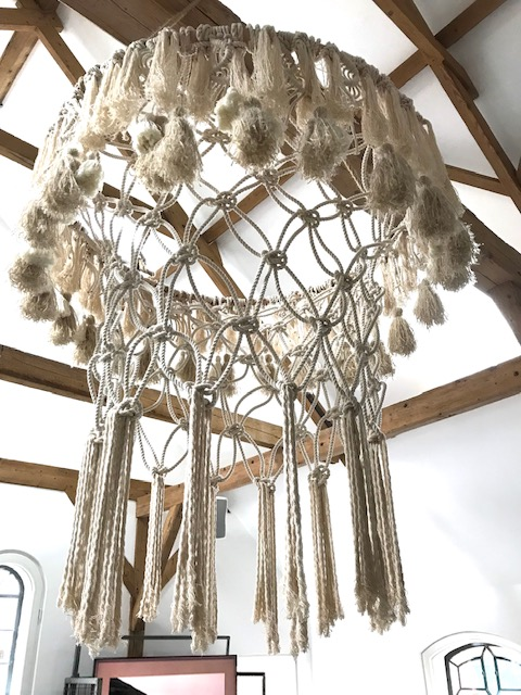 XXL Macramehanglamp