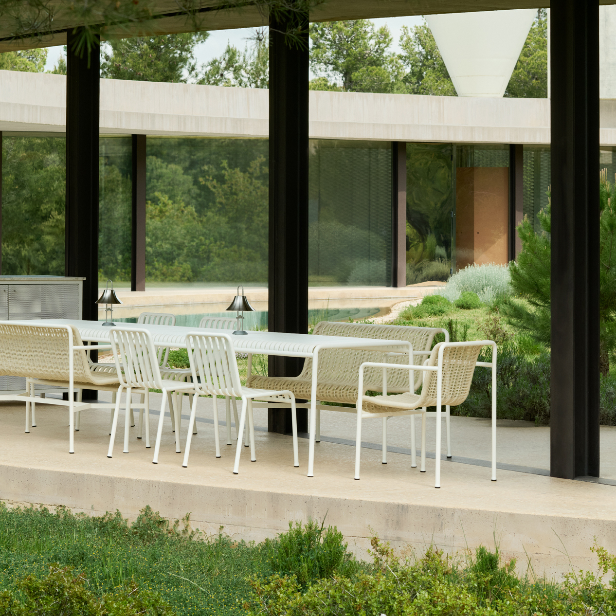 HAY Palissade Cord Dining Armchair