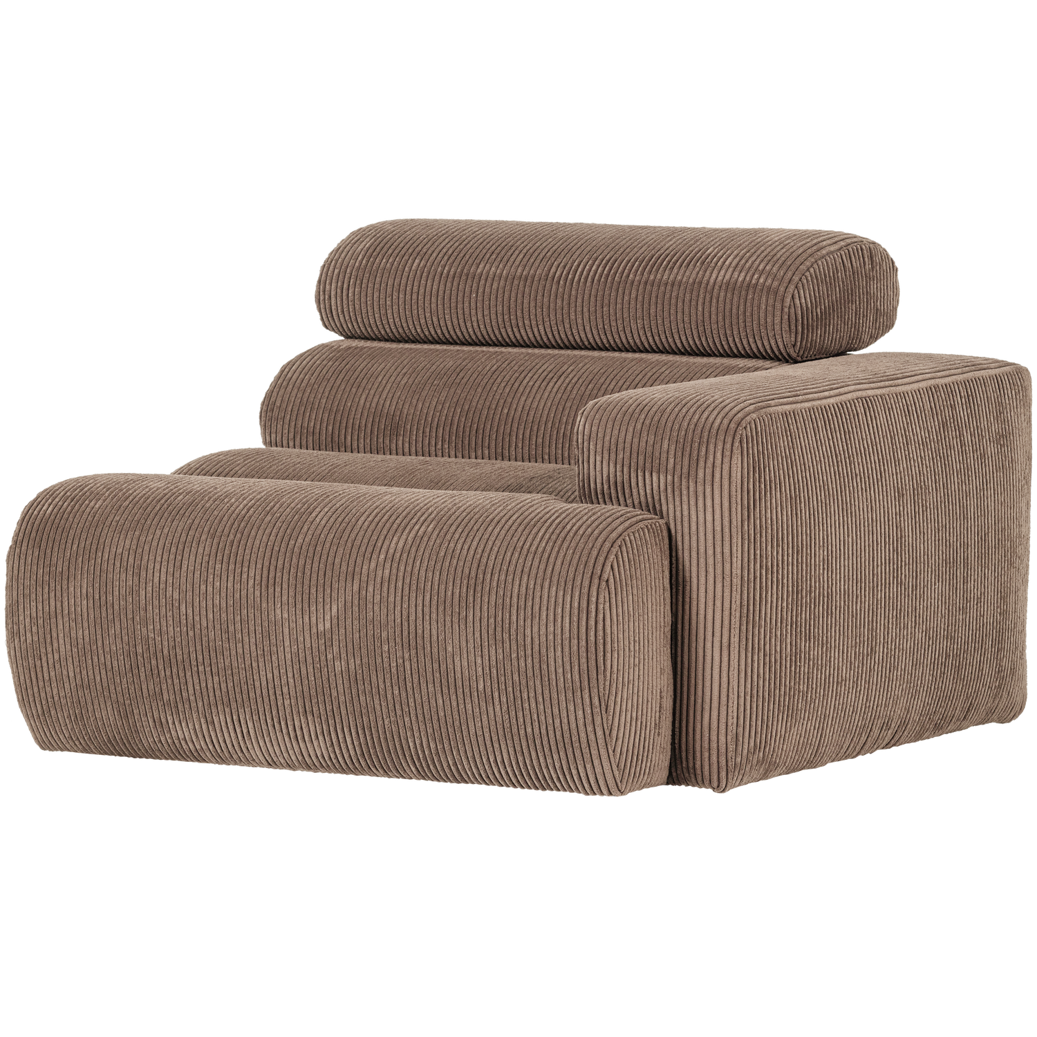 Novi 1-zits element arm links boucle karamelbruin