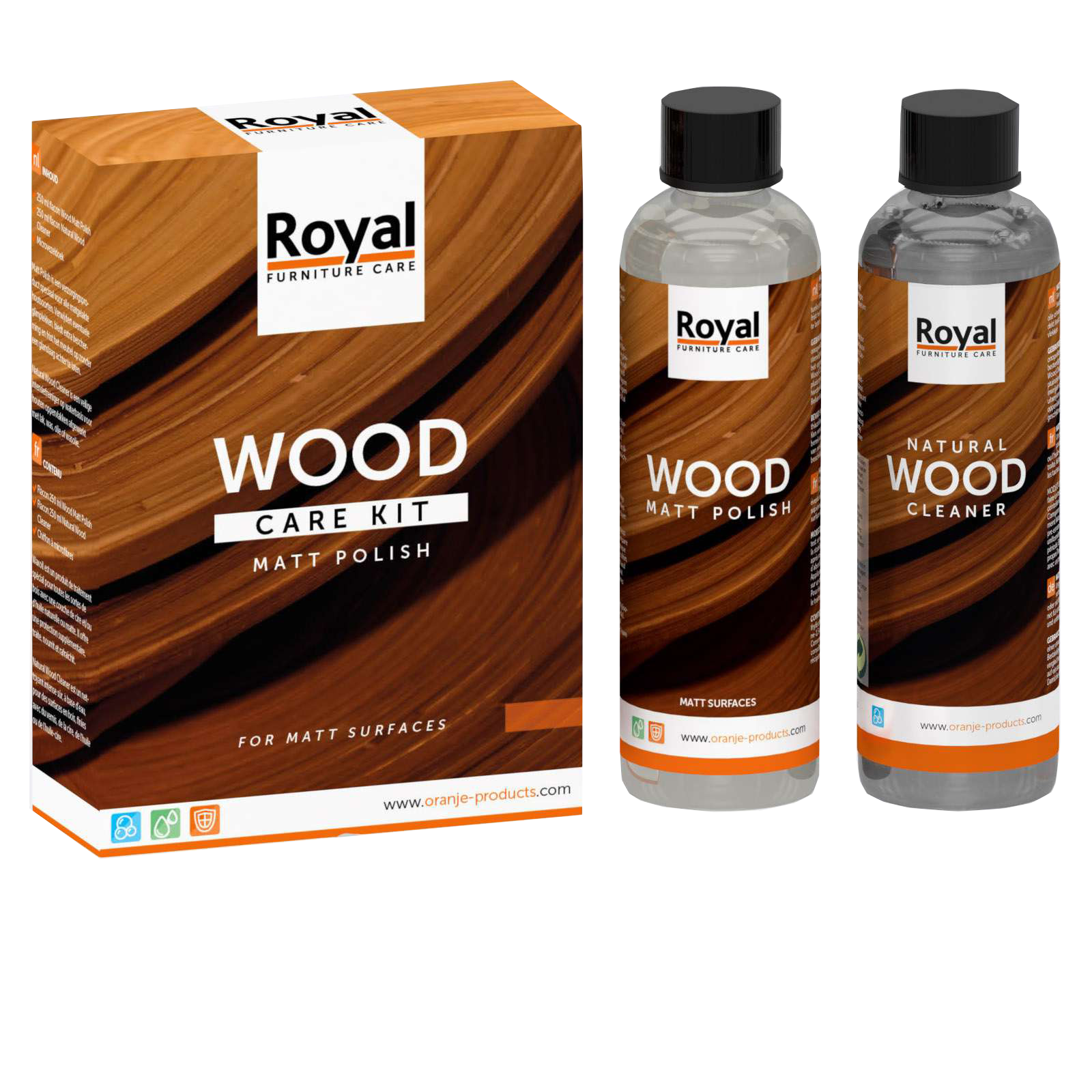 Wood Care Kit - matt polish