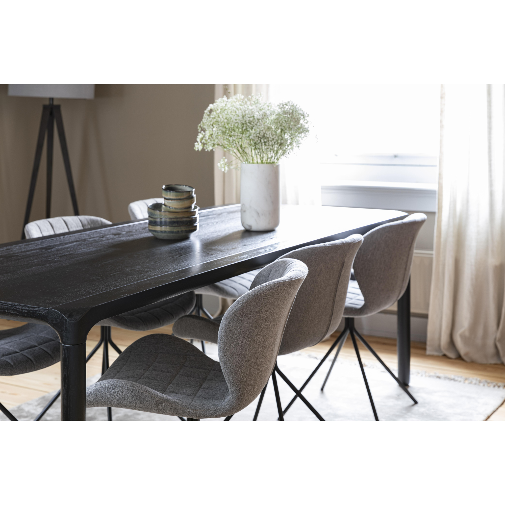 Zuiver Storm Eettafel Zwart