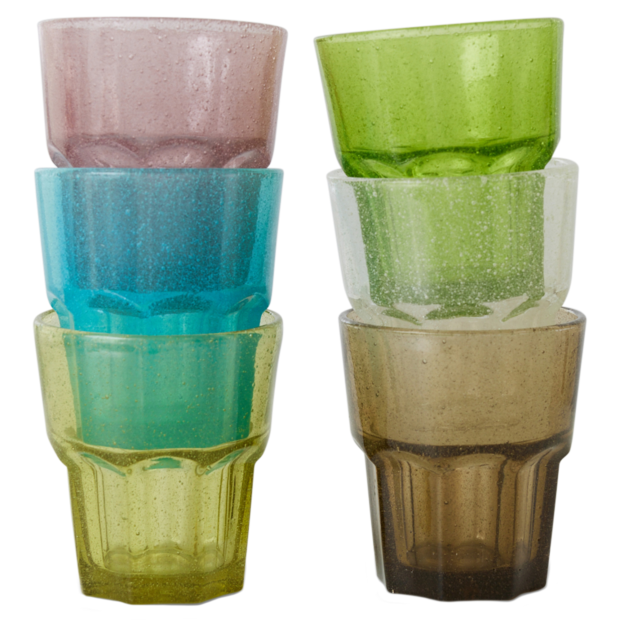 HKliving Mineral water glasses (set of 6)