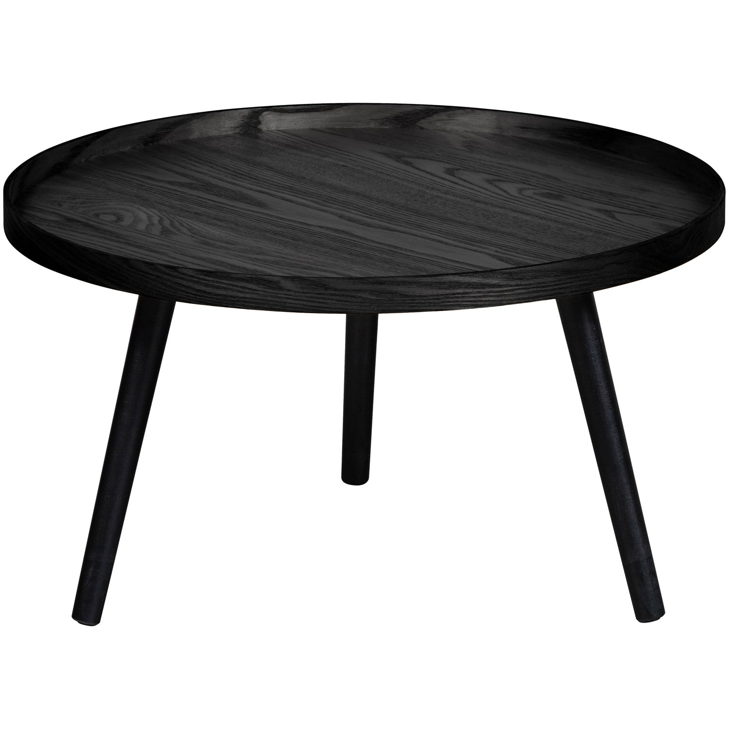 Mesa bijzettafel l 34xo60 cm hout zwart [fsc]