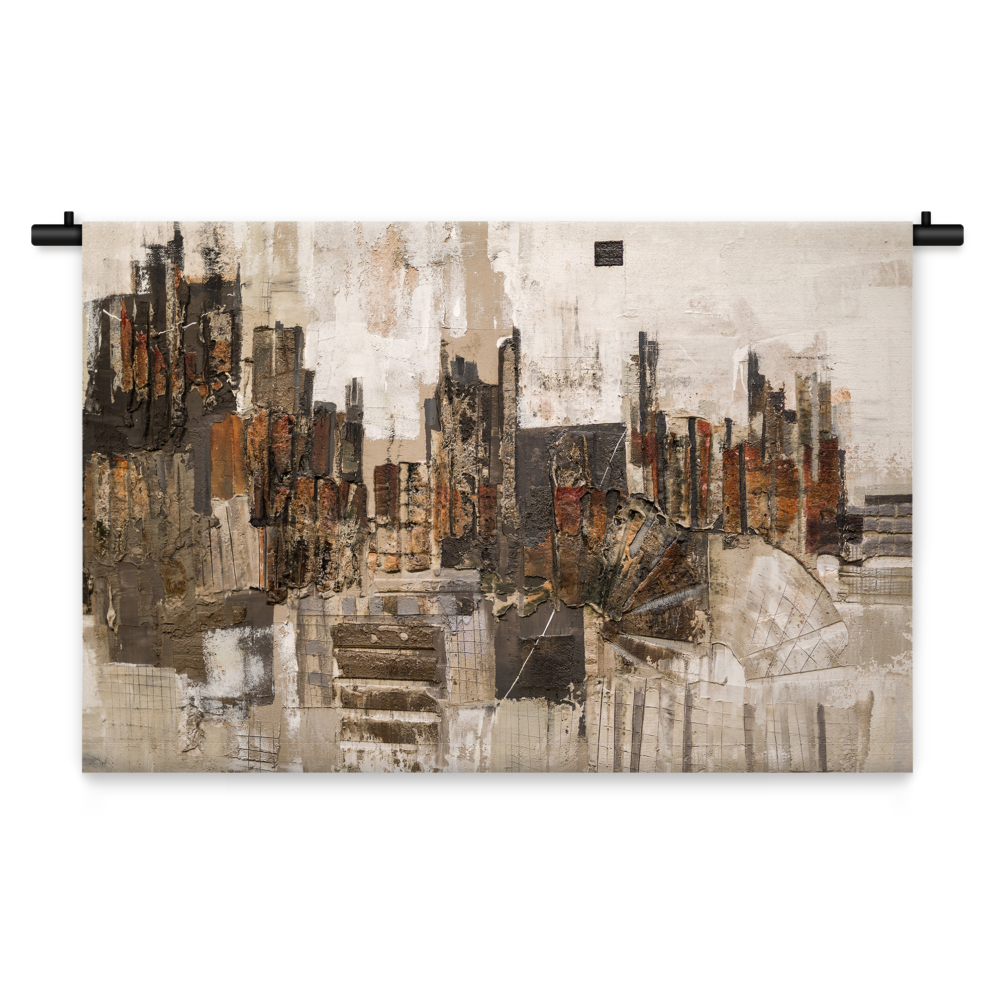 Wandkleed Abstracte schilderkunst