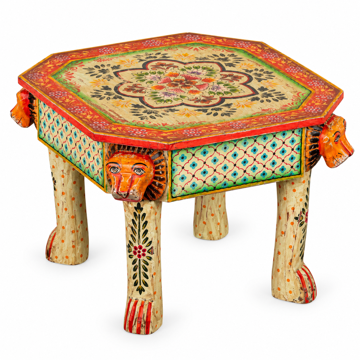 Salontafel Kaliana Handbeschilderd