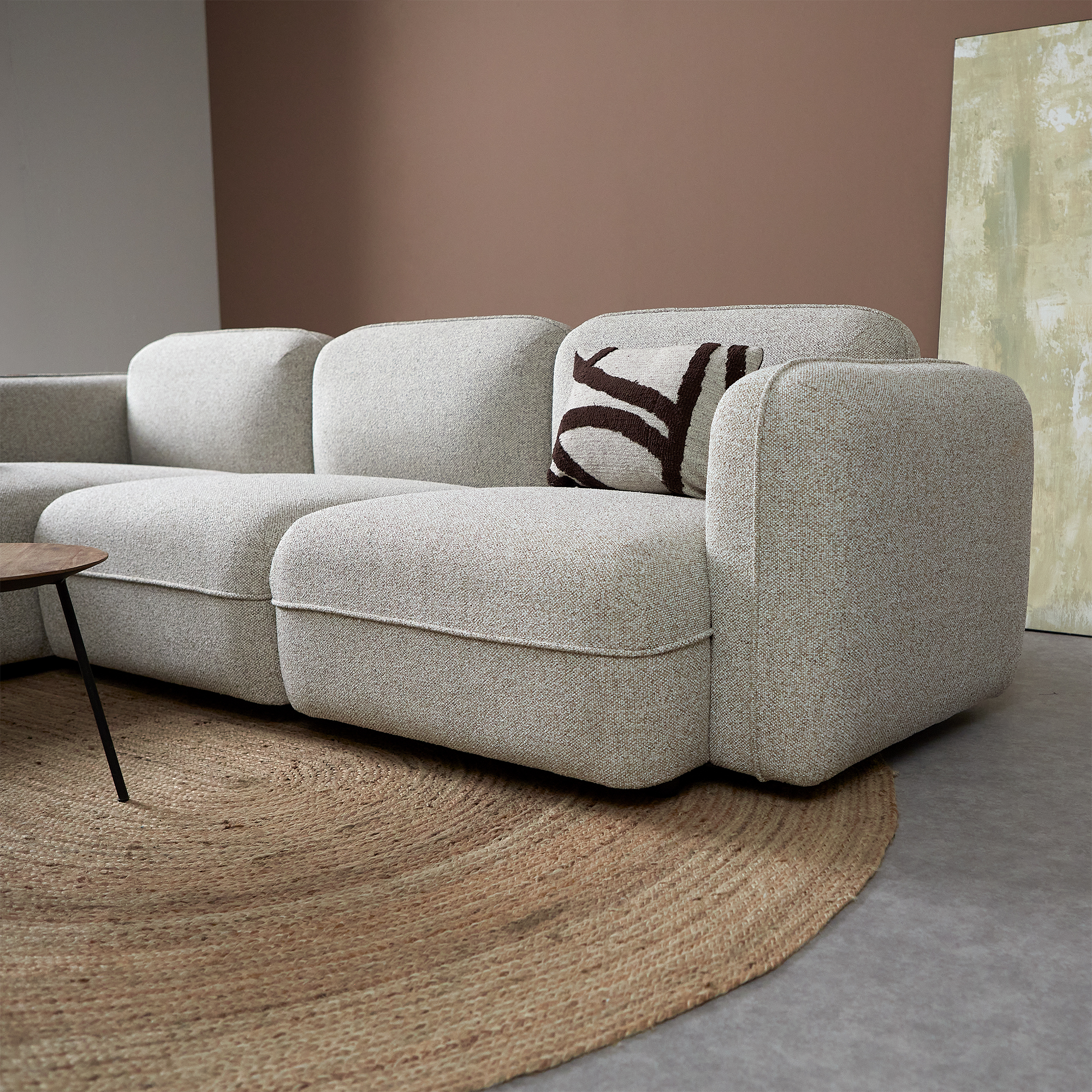 Hoekbank Lino Beige