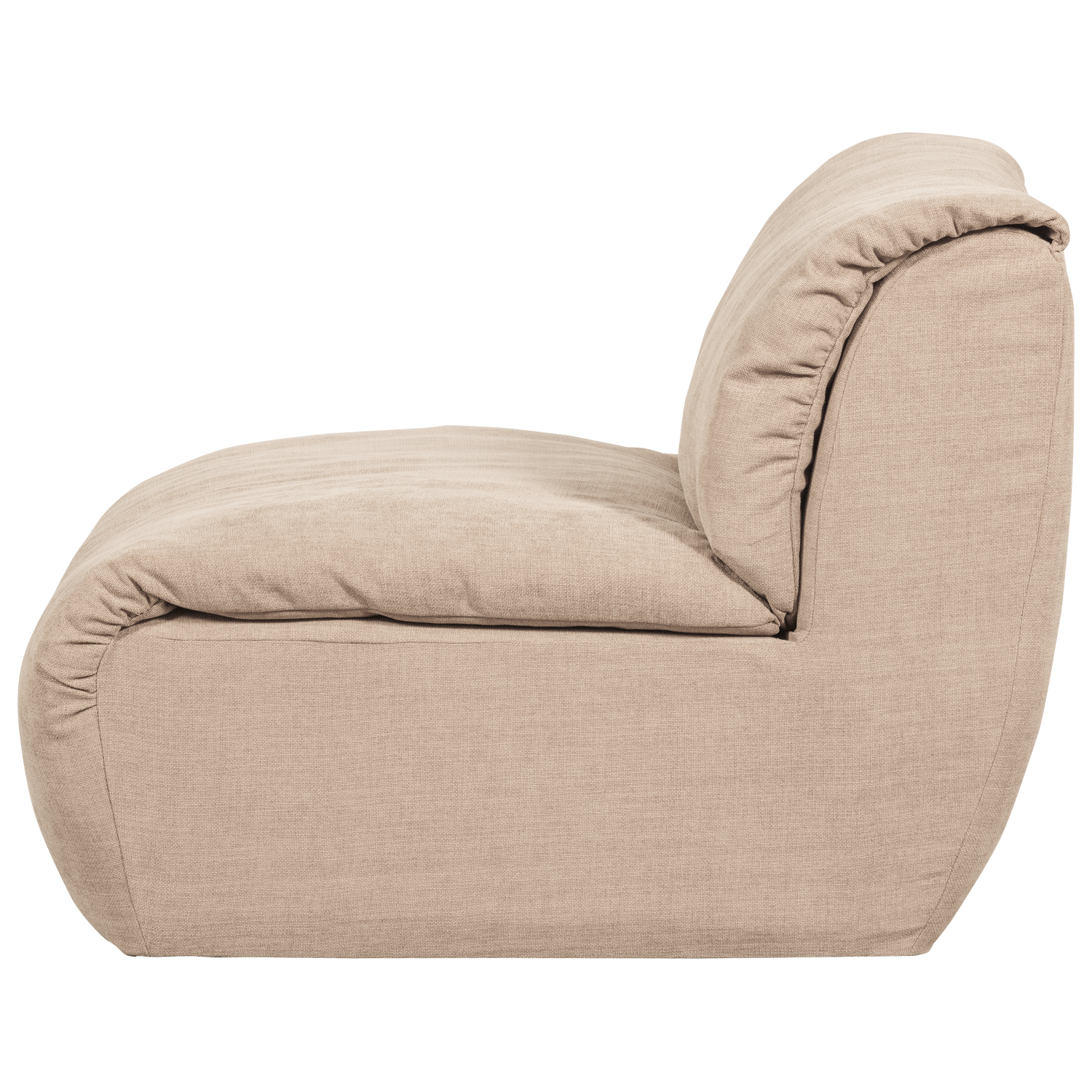 Baggy 1-zits element geweven chenille oudroze