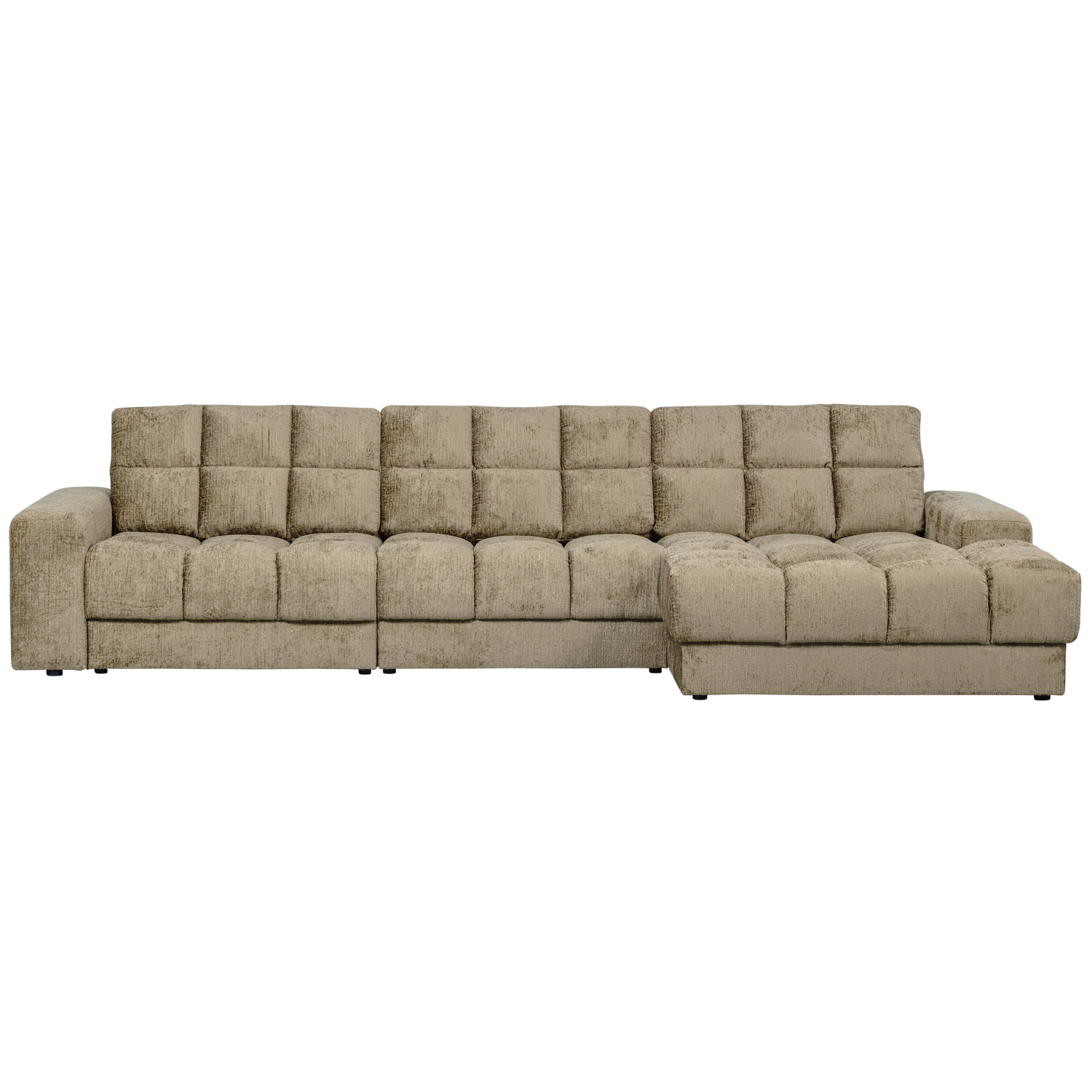 Second date chaise longue rechts ribstof terrazzo