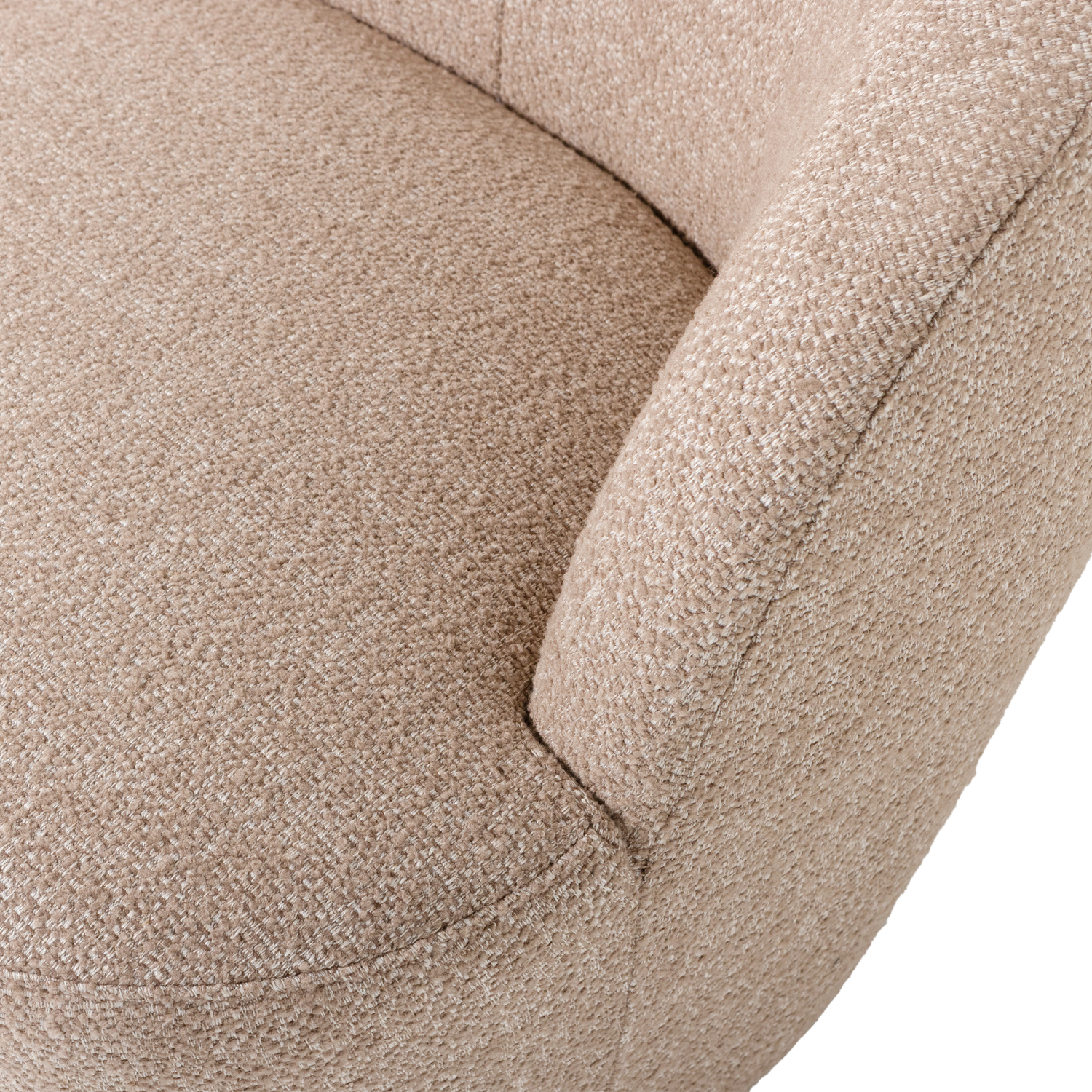 Serra draaifauteuil naturel melange