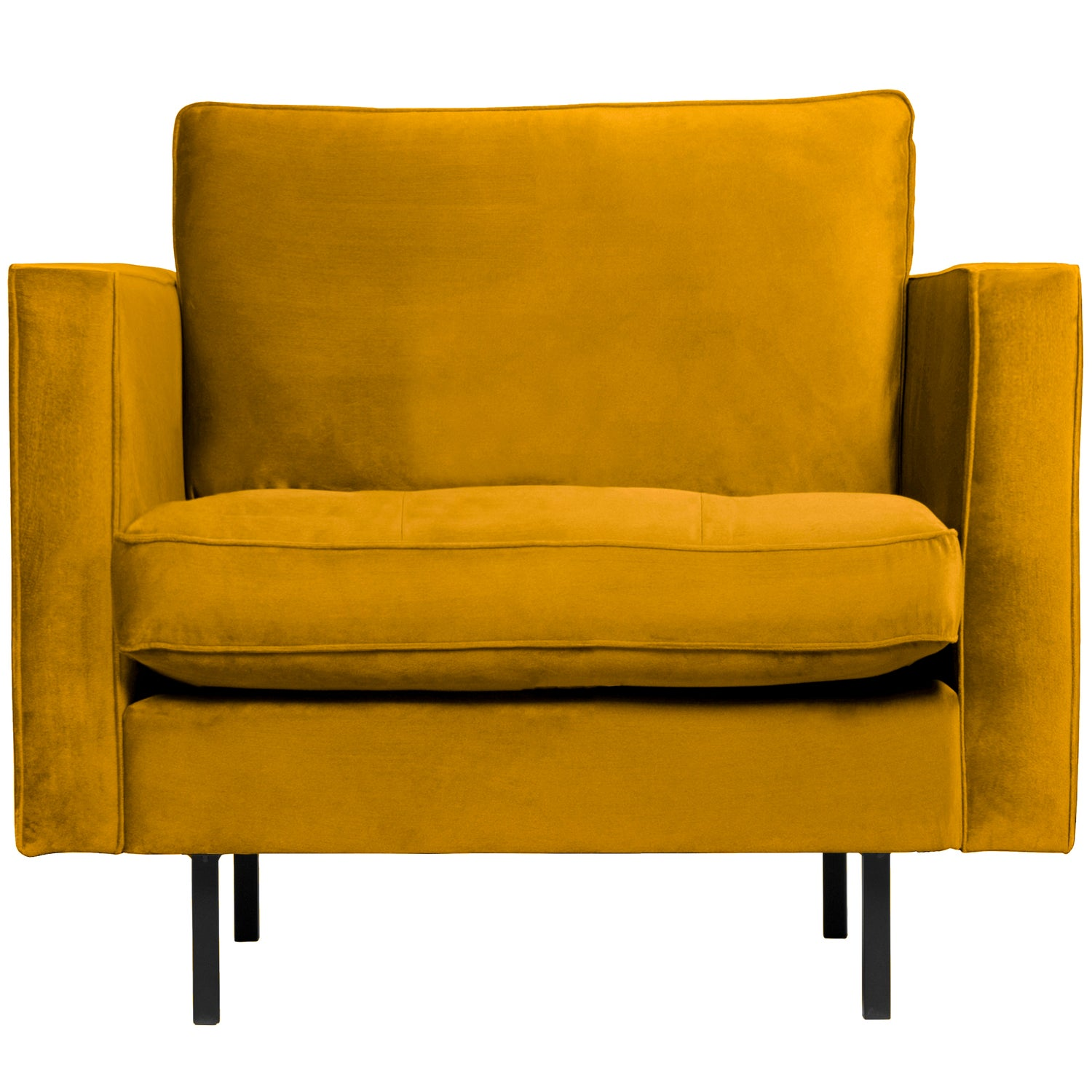 Rodeo classic fauteuil ribstof roestbruin