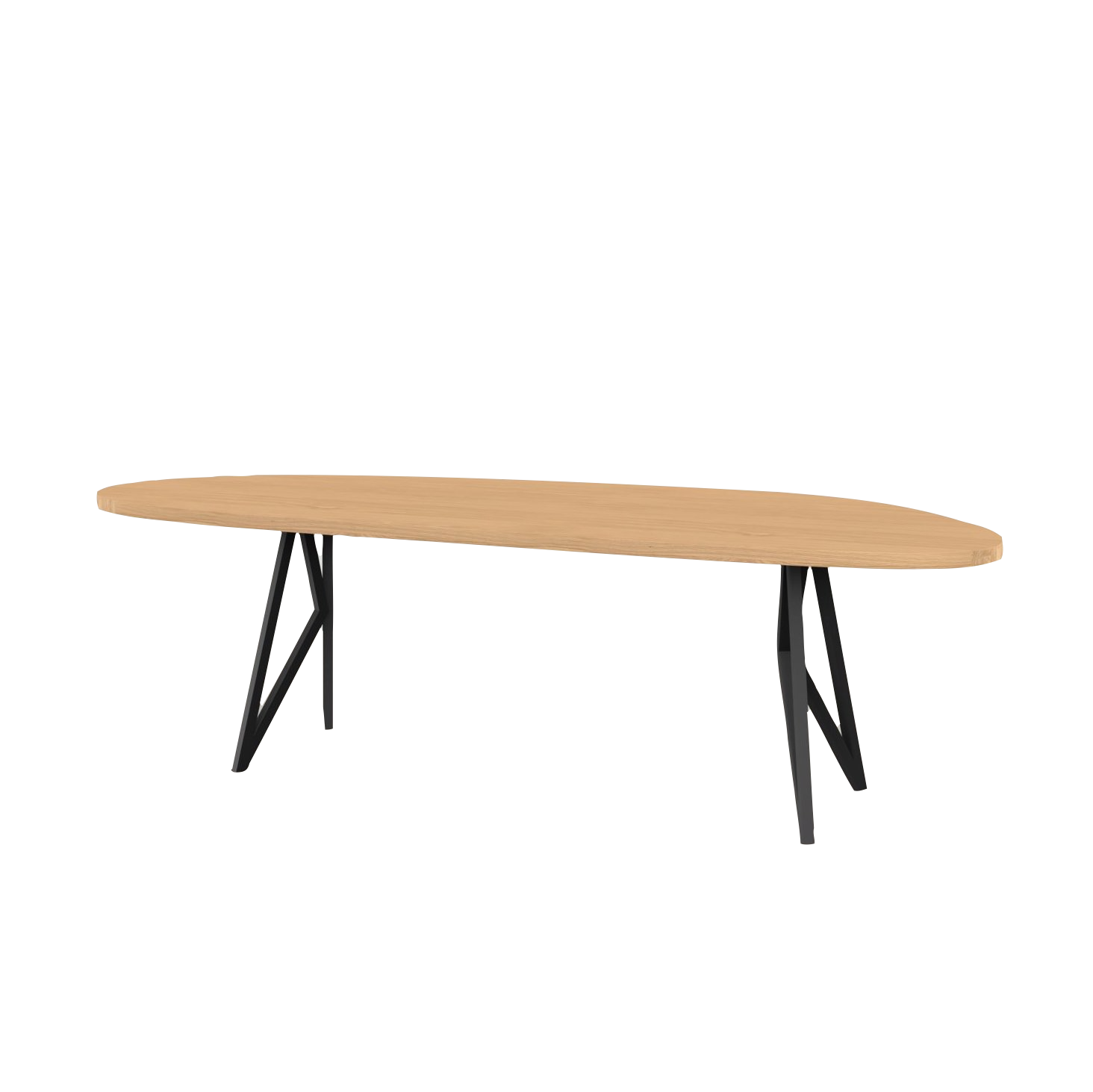 Studio HENK tafel Butterfly Blob, zwart frame - Smart Collectie