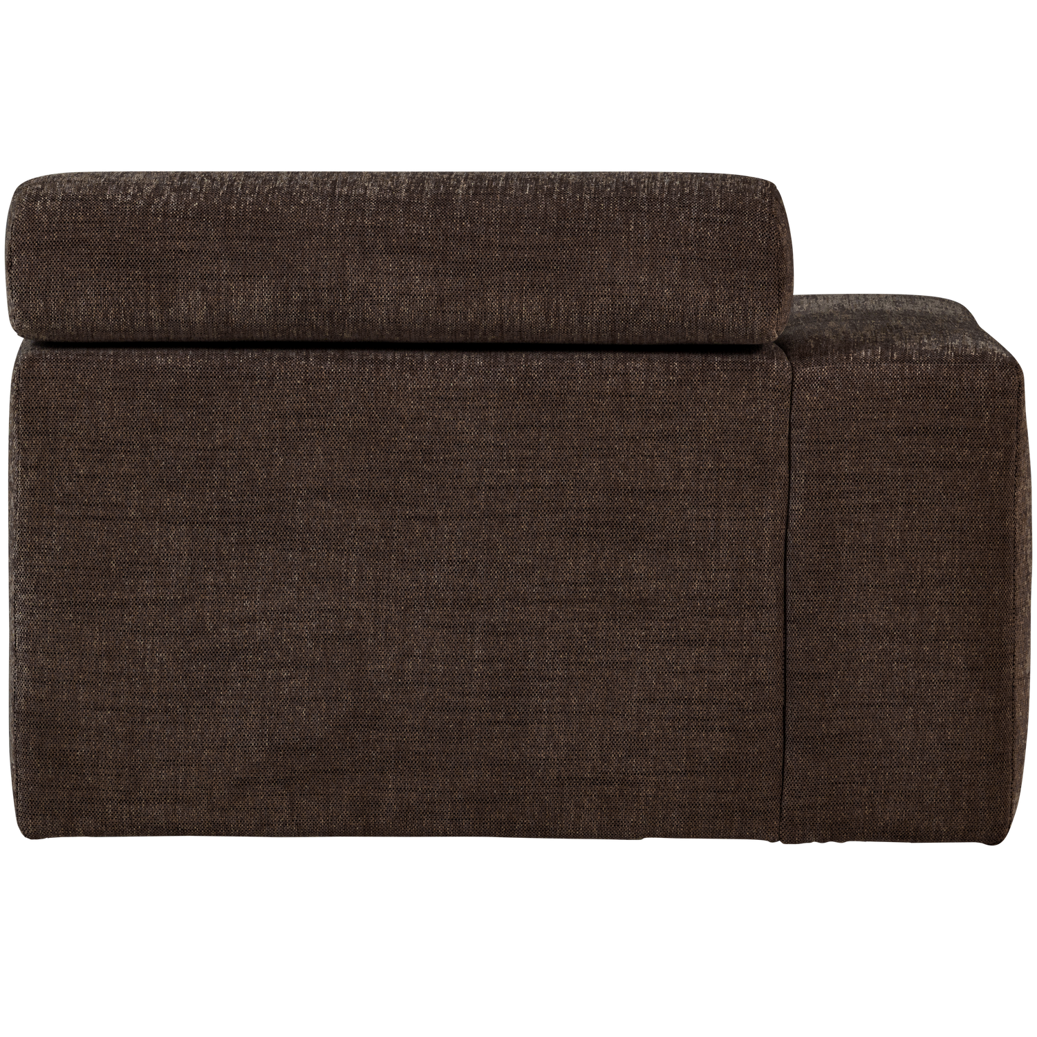 Novi chaise longue element arm links ribstof terra