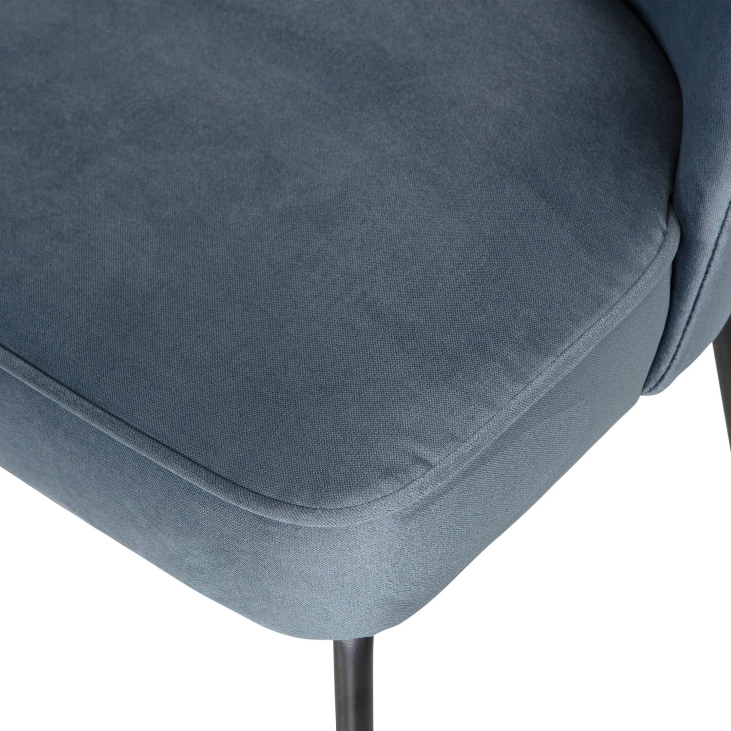 Vogue eetkamerstoel structure velvet brass