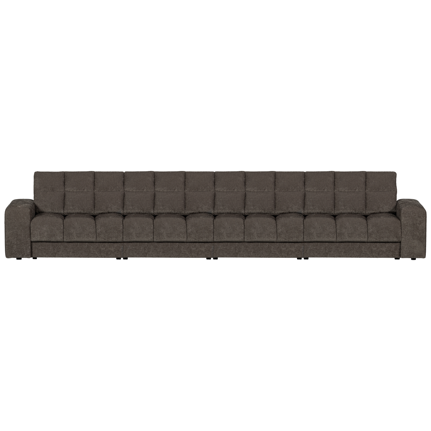 Second date 4-zits bank velvet goudgeel