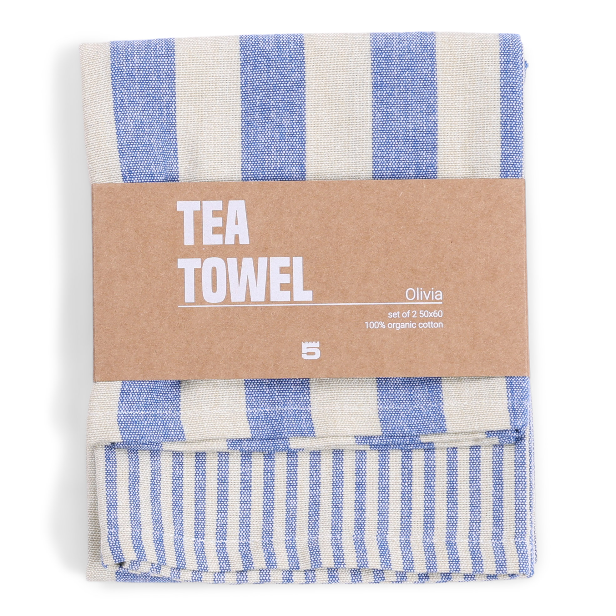 Theedoek Olivia set van 2