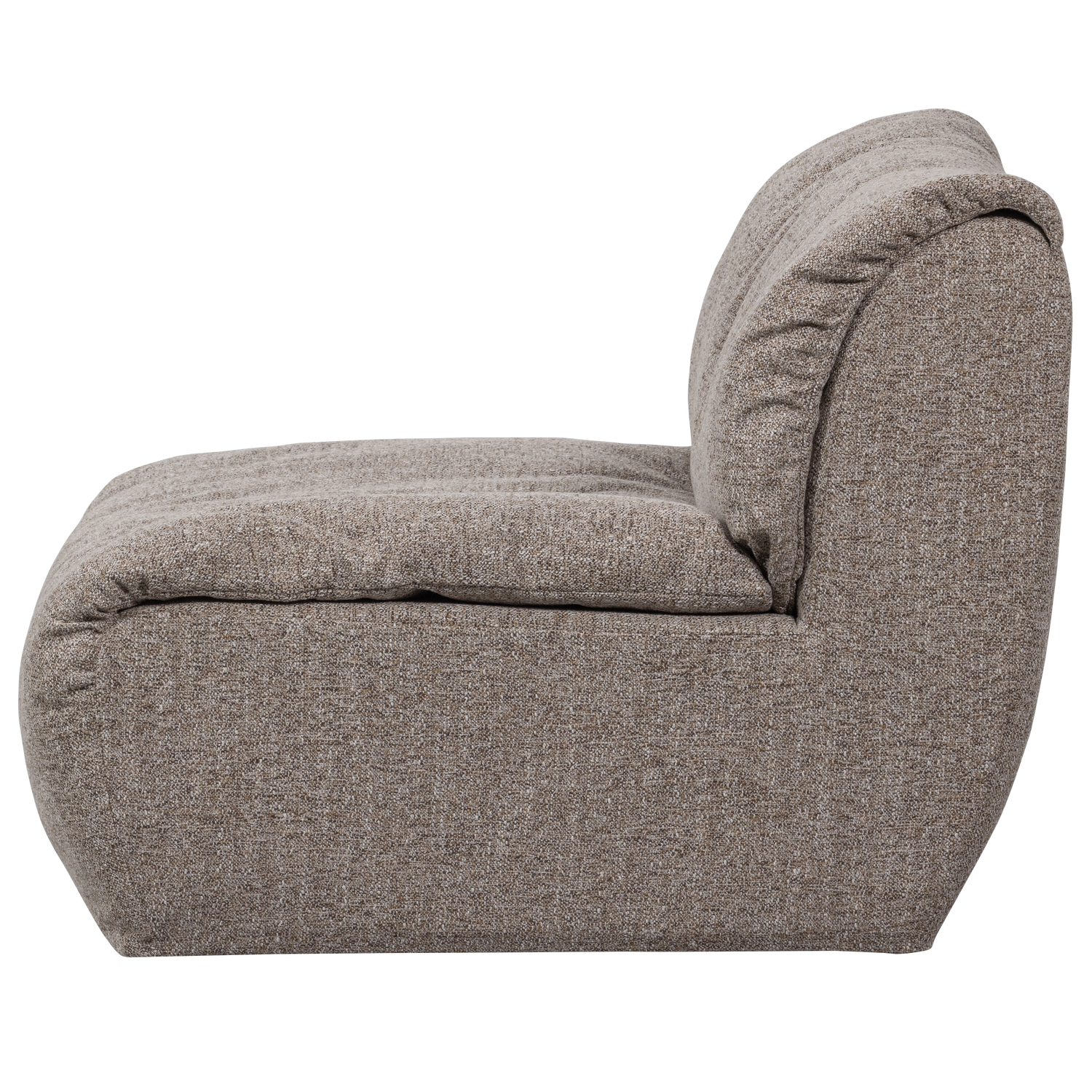 Baggy 1-zits element geweven chenille oudroze