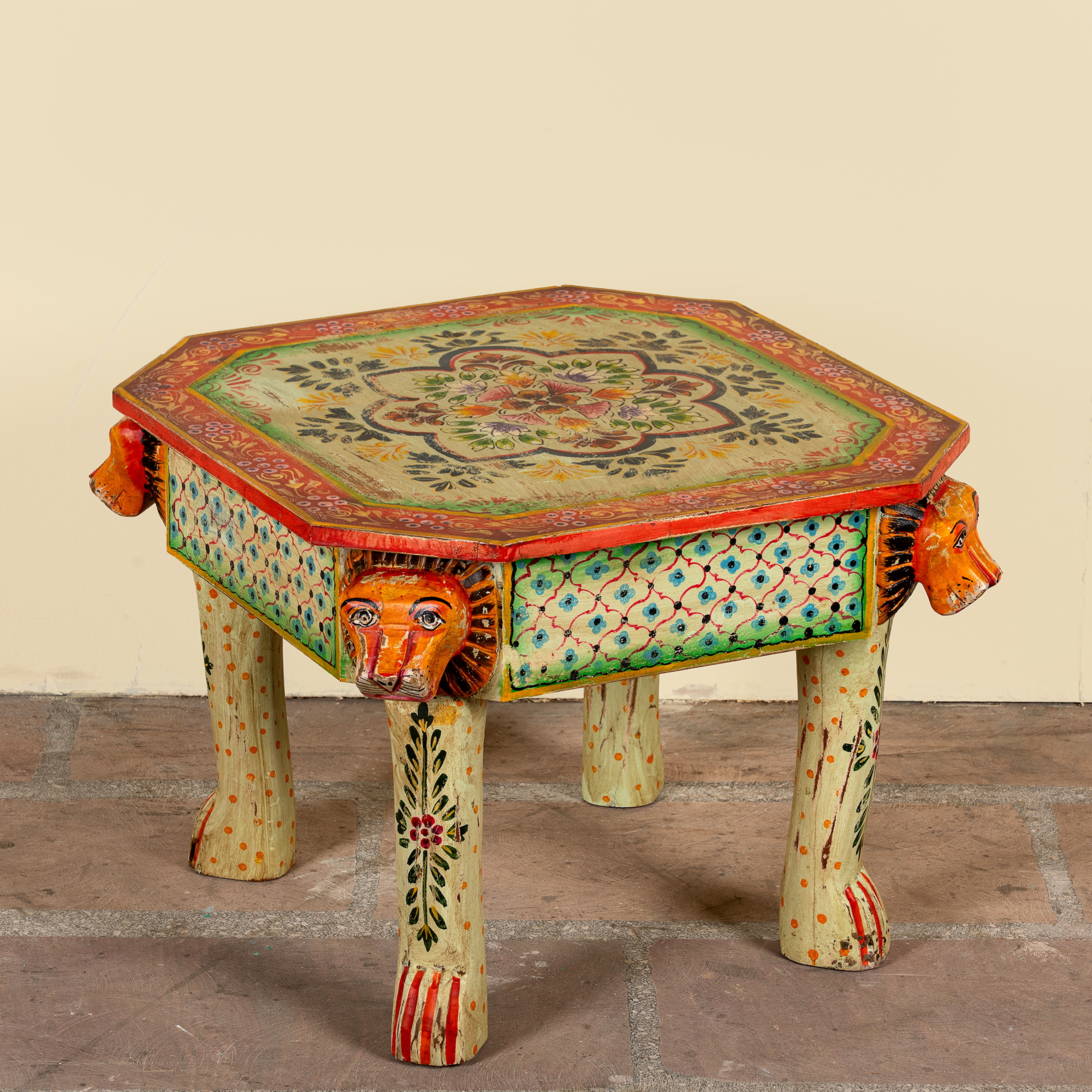Salontafel Kaliana Handbeschilderd
