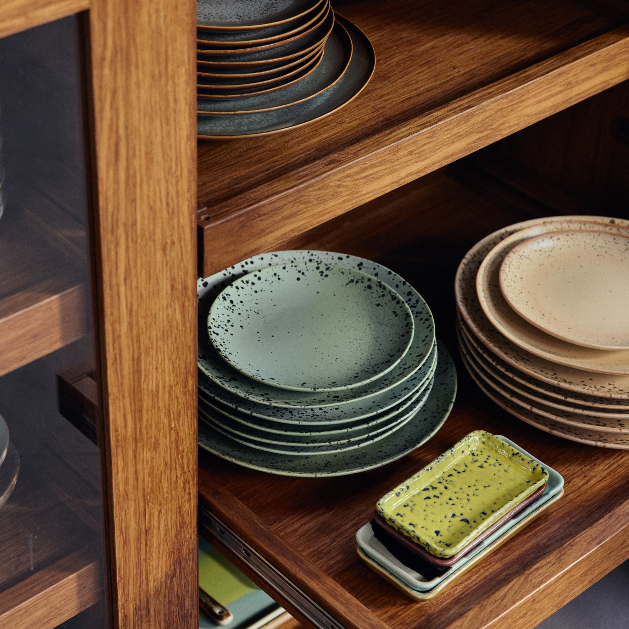 HKliving Servies 70's ceramics gebaksbordje