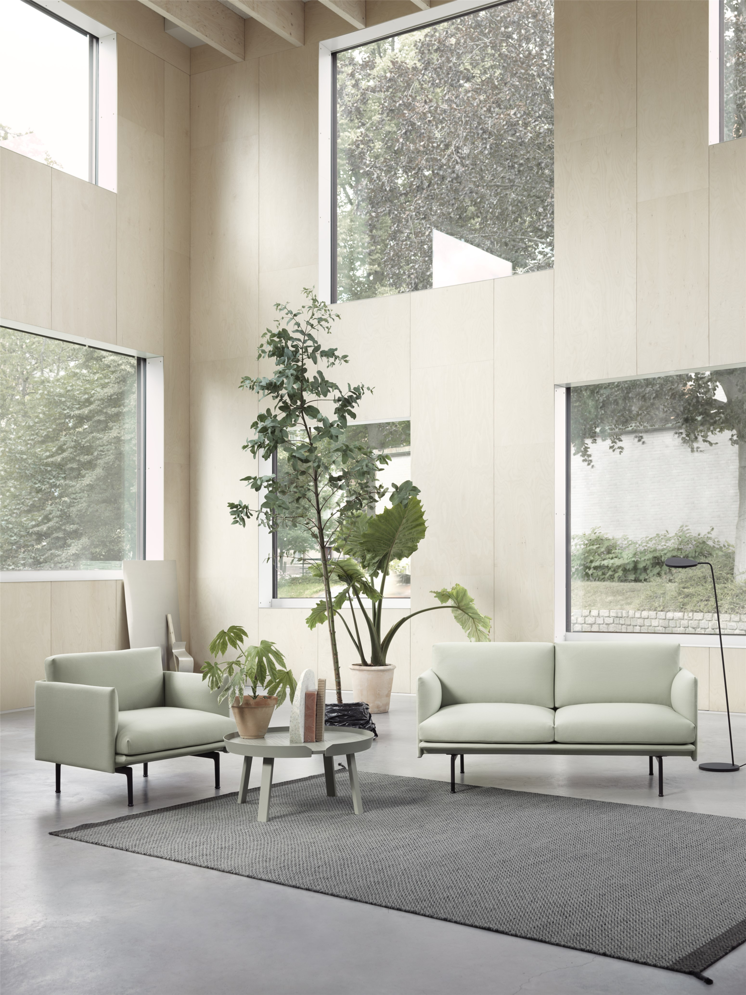 Muuto 3-zitsbank Outline (snel leverbaar)