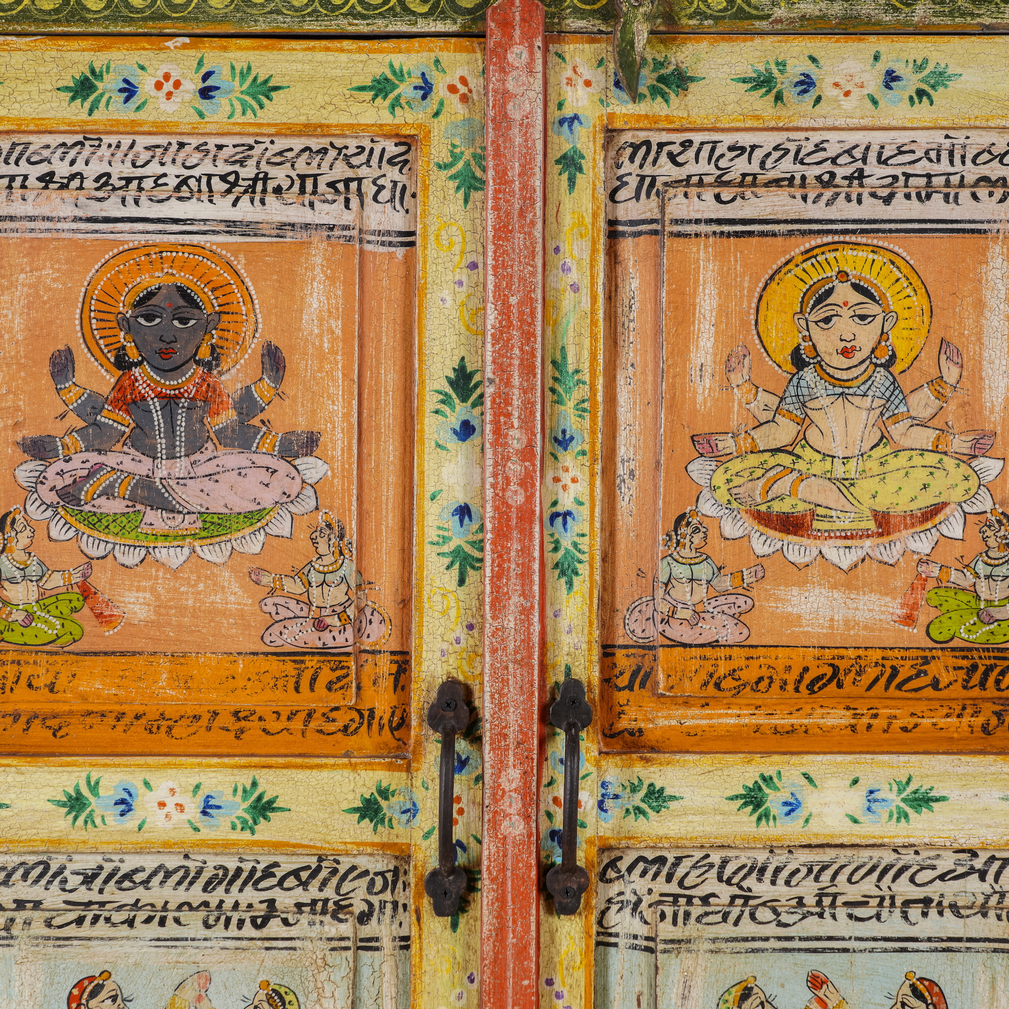 Stupa - Handbeschilderde Kast 