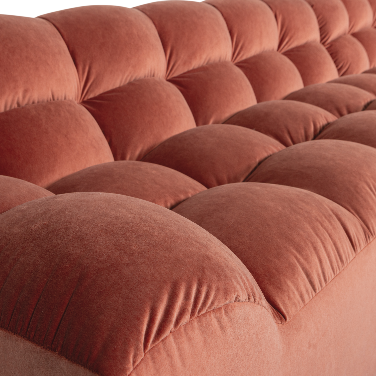 Allure chaise longue rechts geweven stof naturel melange