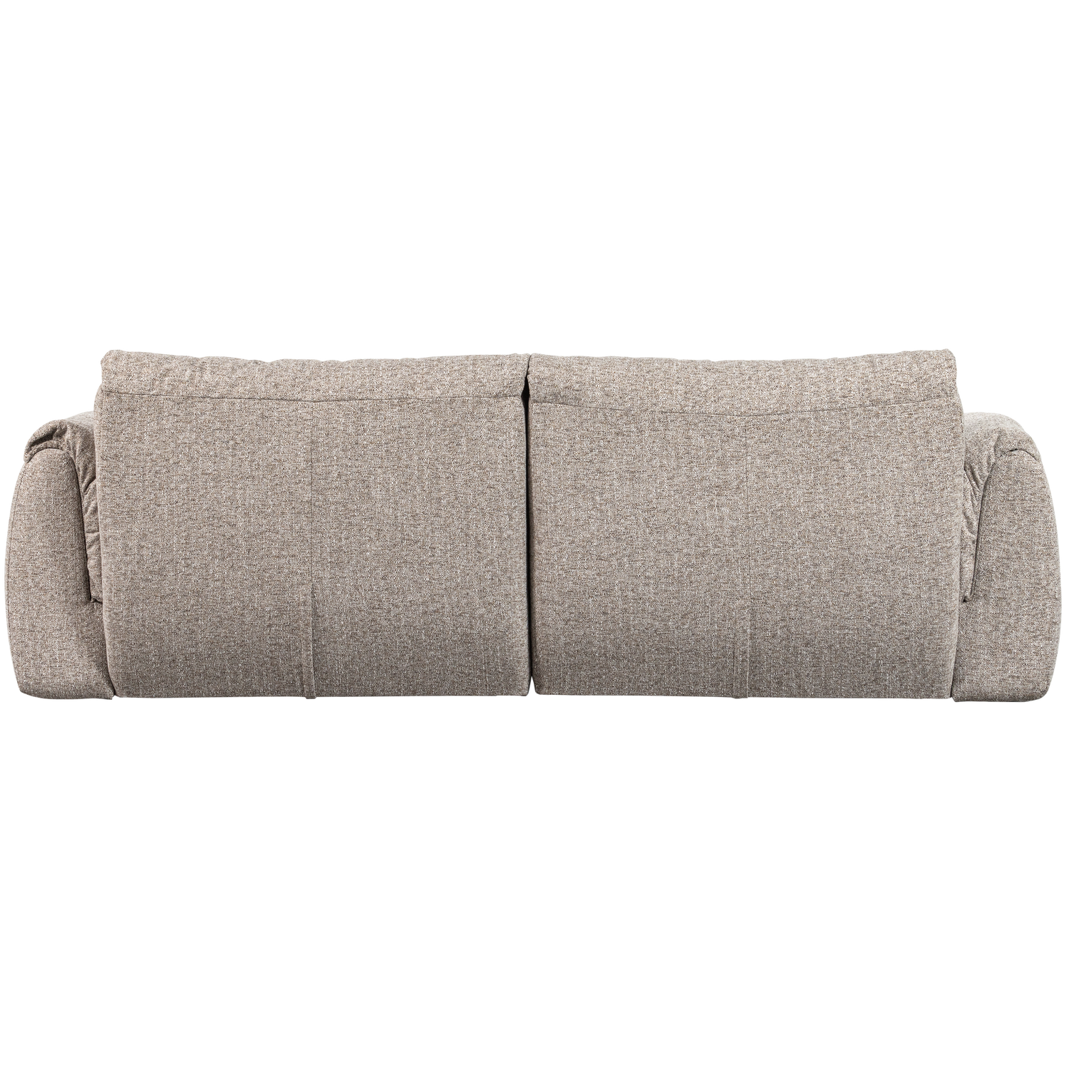 Baggy 2-zits bank 3d chenille middenbruin