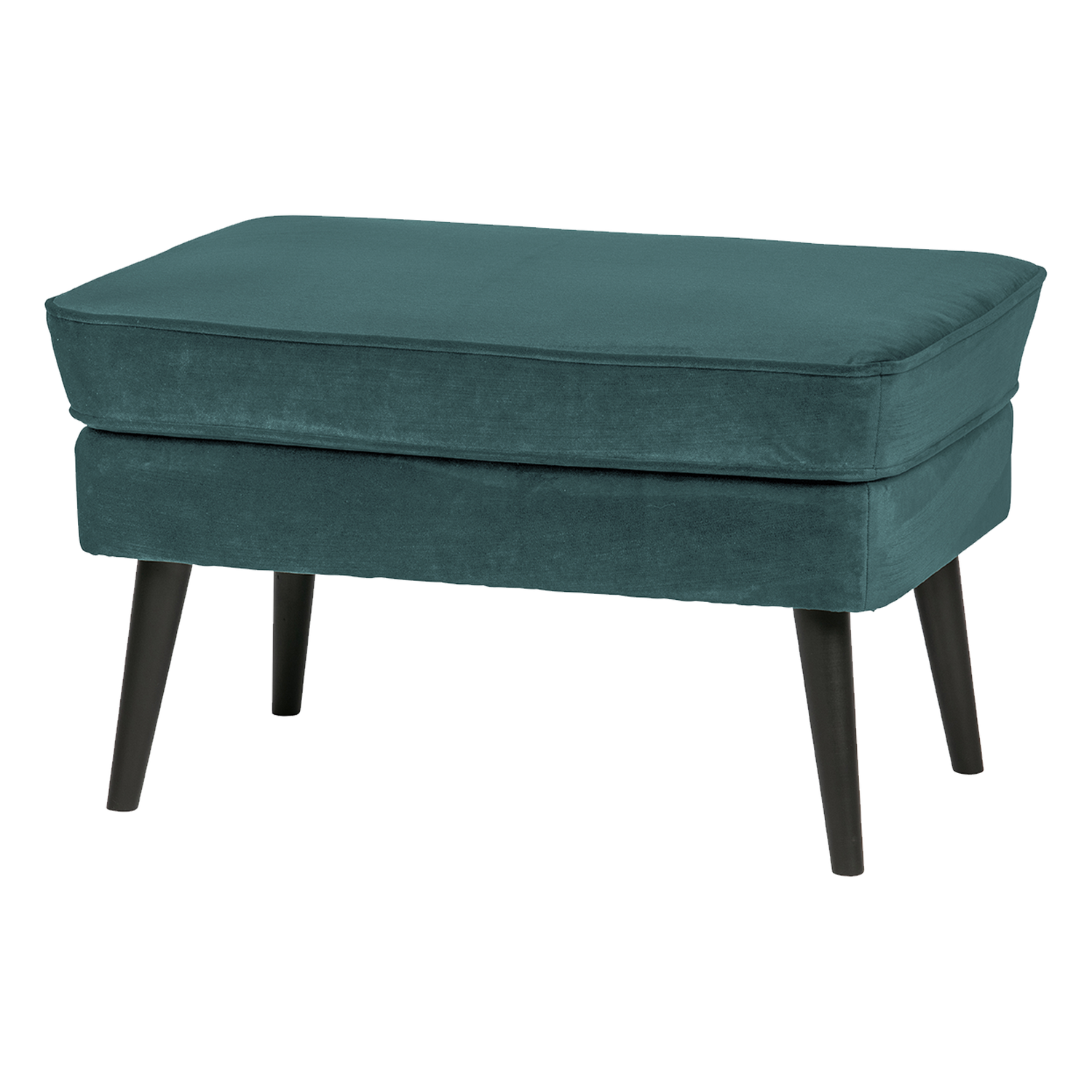 Rocco hocker velvet donkerbruin [fsc]
