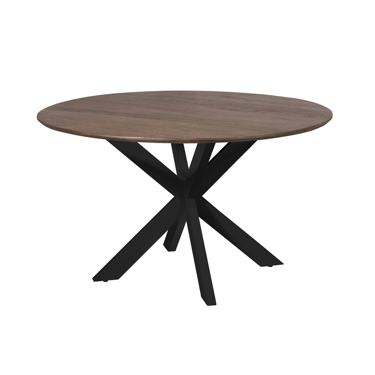 Eettafel De Bokke Rond Bruin & Zwart