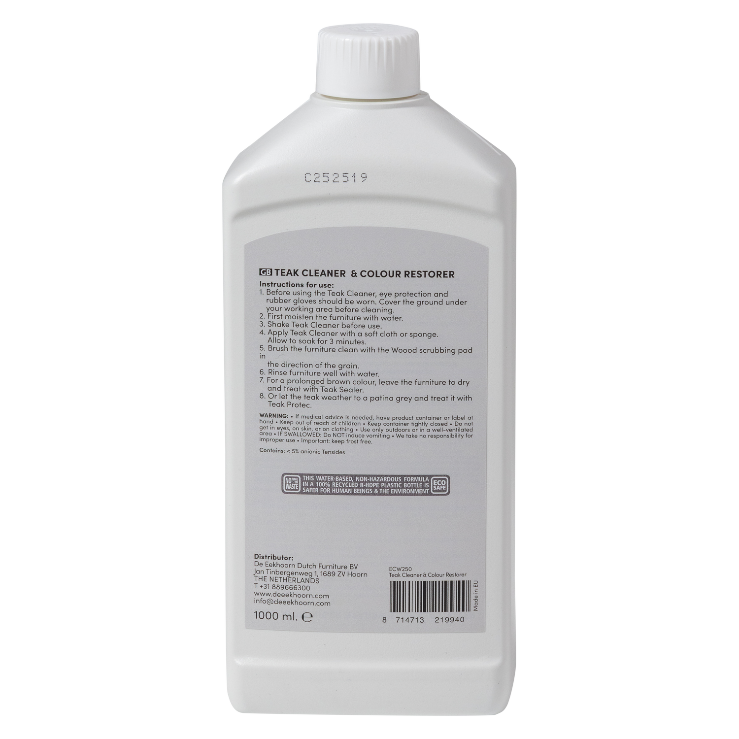 Care outdoor teak cleaner & colour restorer 1000ml