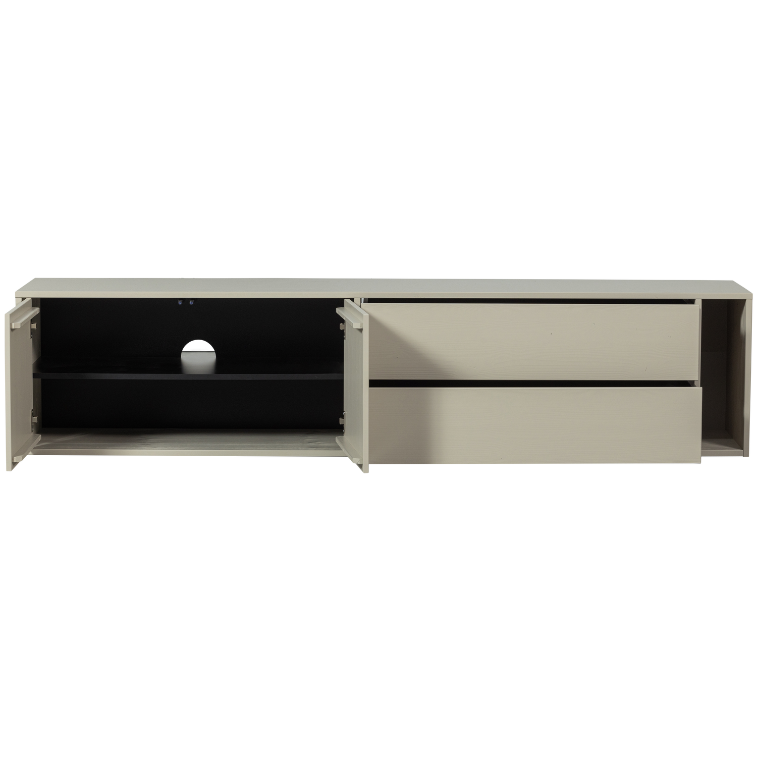 Settle down tv meubel 200 cm grenen middenbruin [fsc]