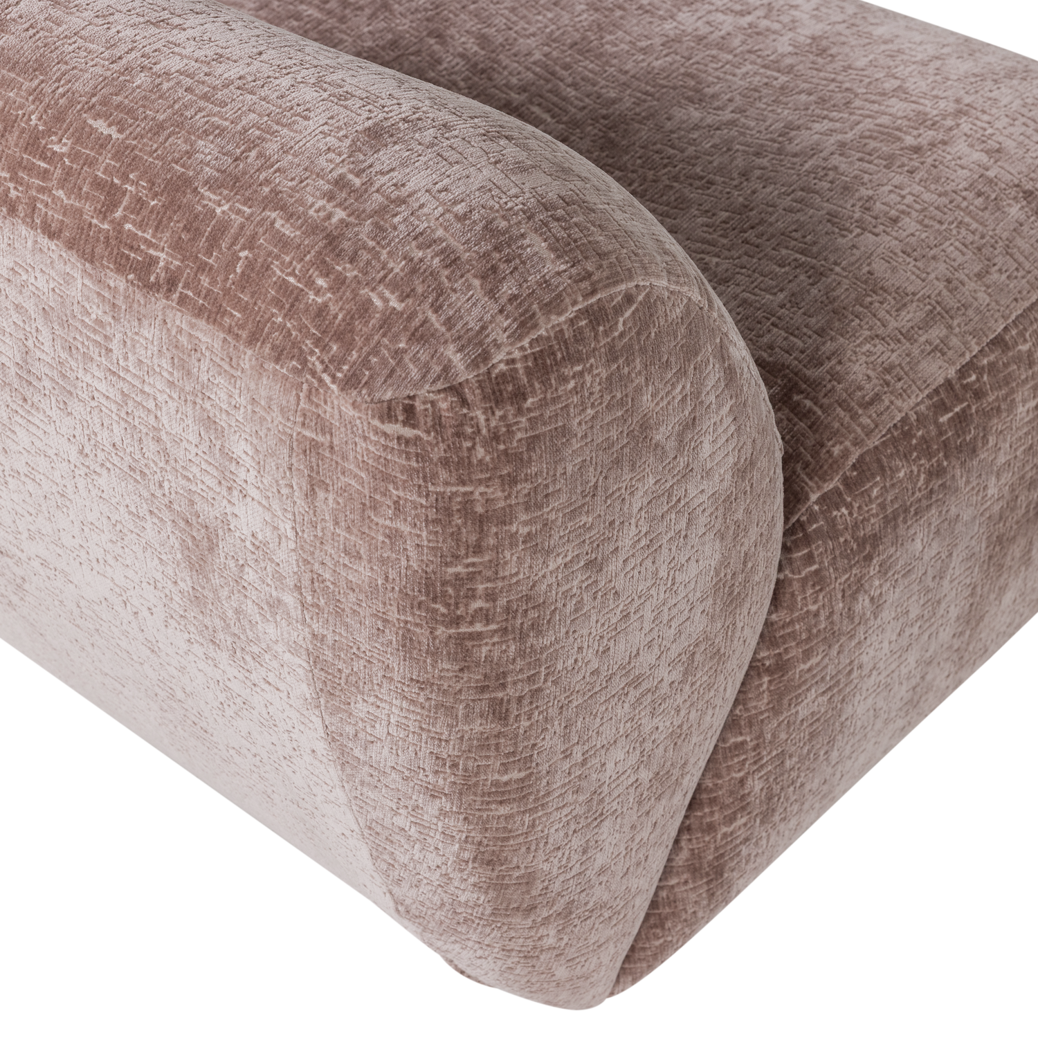 Nomu fauteuil grove chenille lichtbruin [fsc]