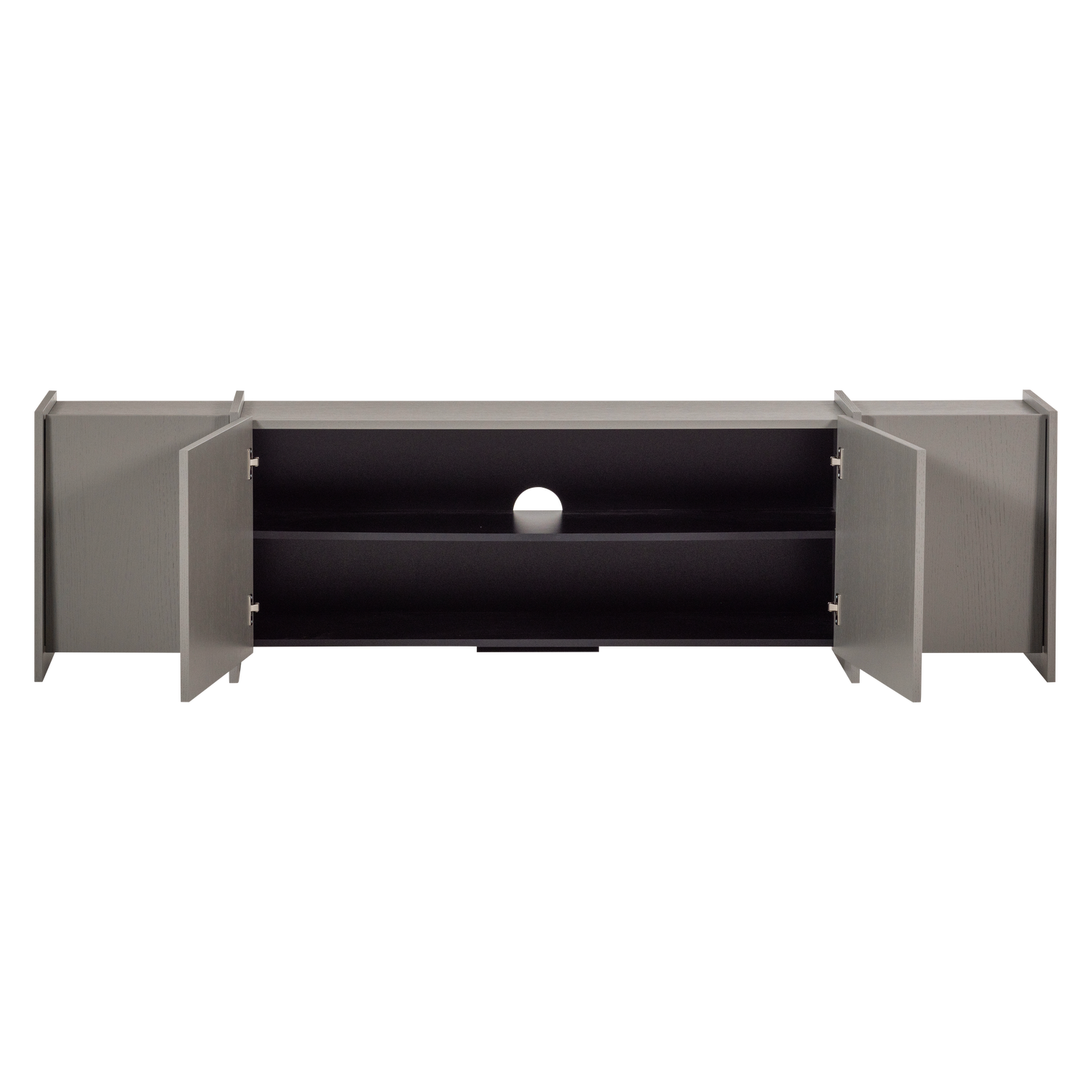 Brock tv meubel 200 cm essen fineer middenbruin [fsc]