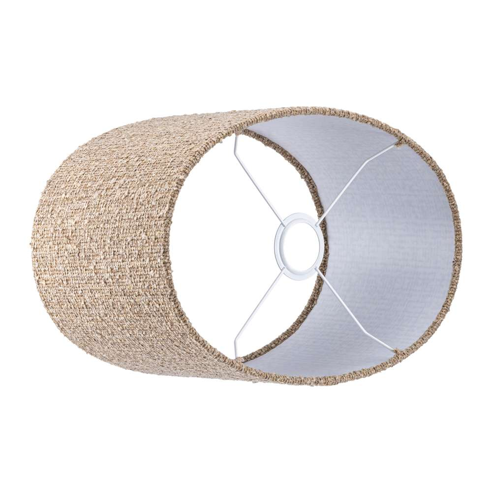 Lampenkap Ovaal Aspen bouclé beige