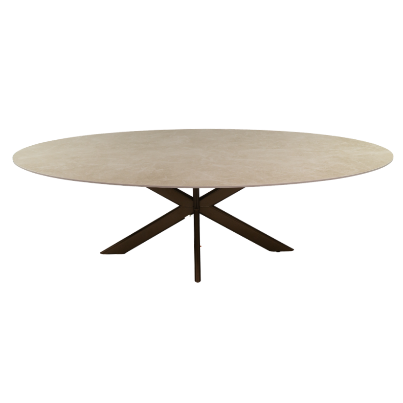 Eettafel Ovaal Fume