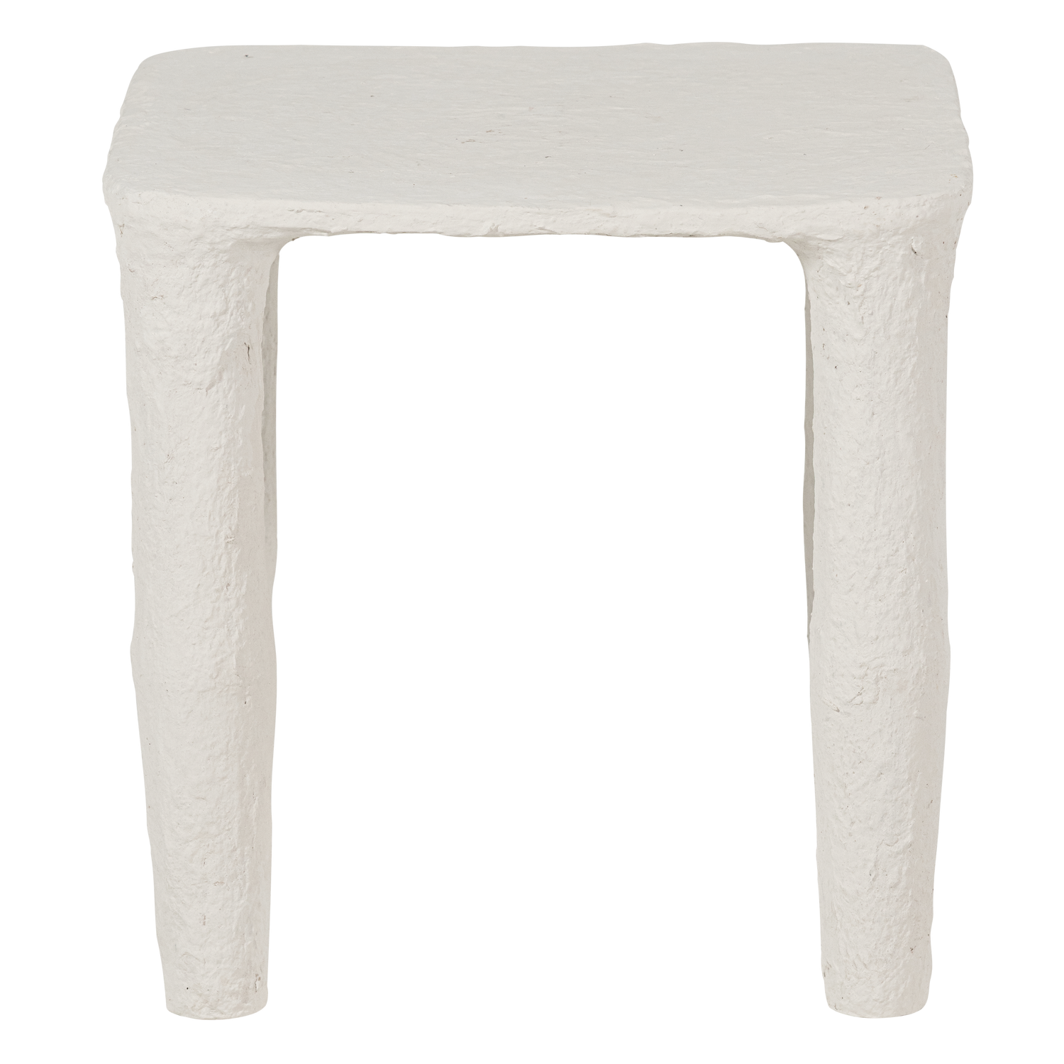 Vion lage bijzettafel papier mache off white
